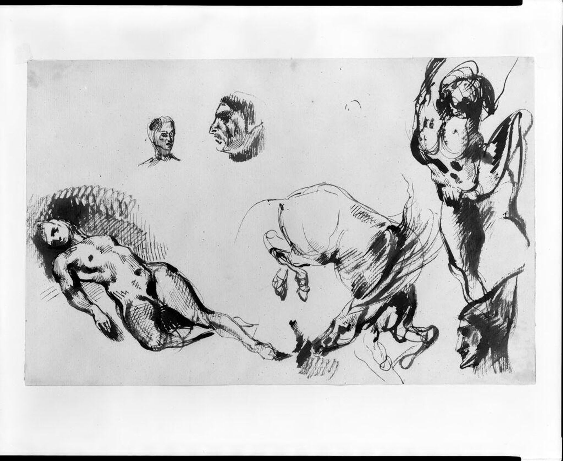Study Sheet by Eugène Delacroix