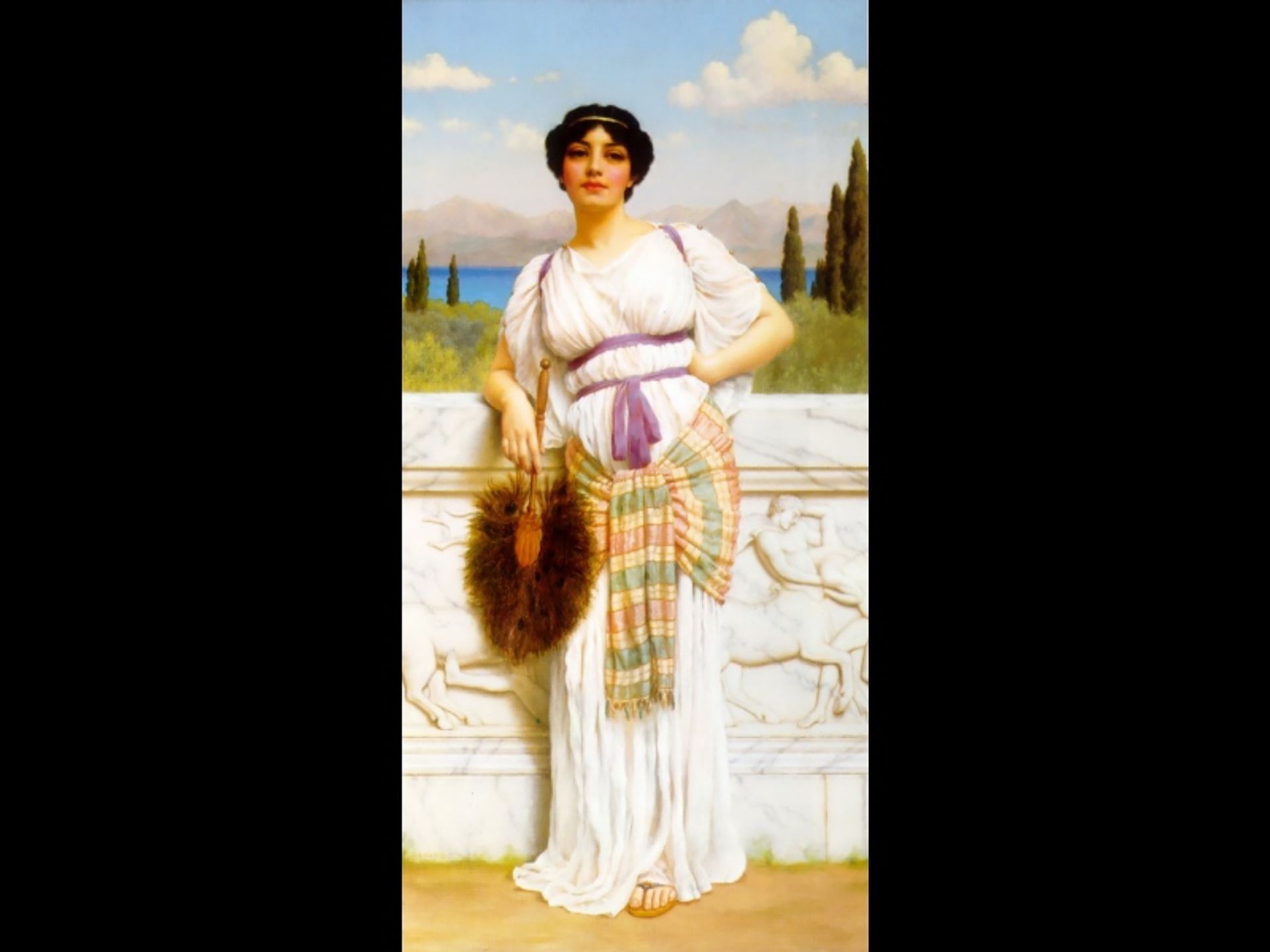 A Greek Beauty by John William Godward