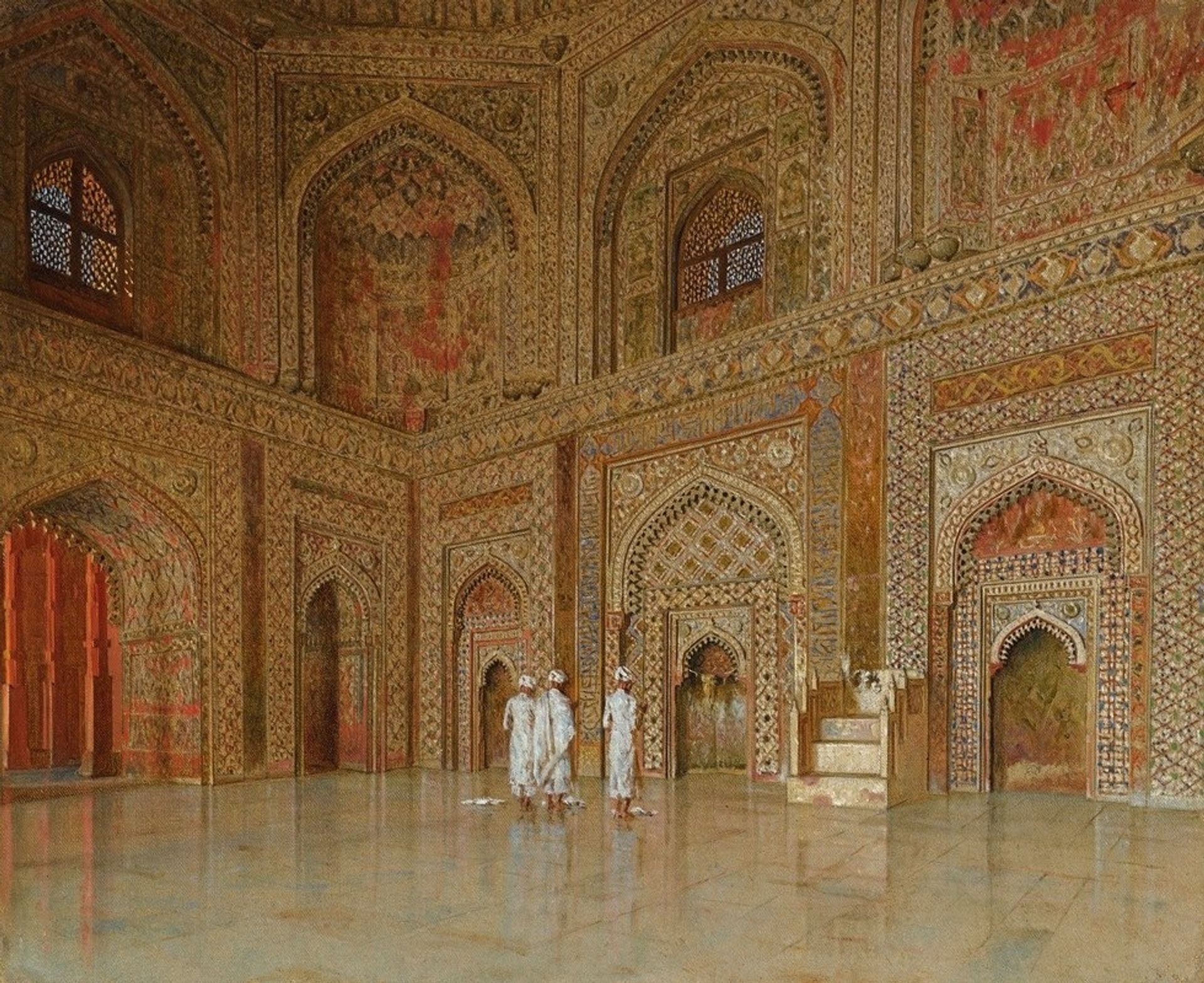 The Chief Mosque In Futtehpore Sikri by Vasily Vereshchagin