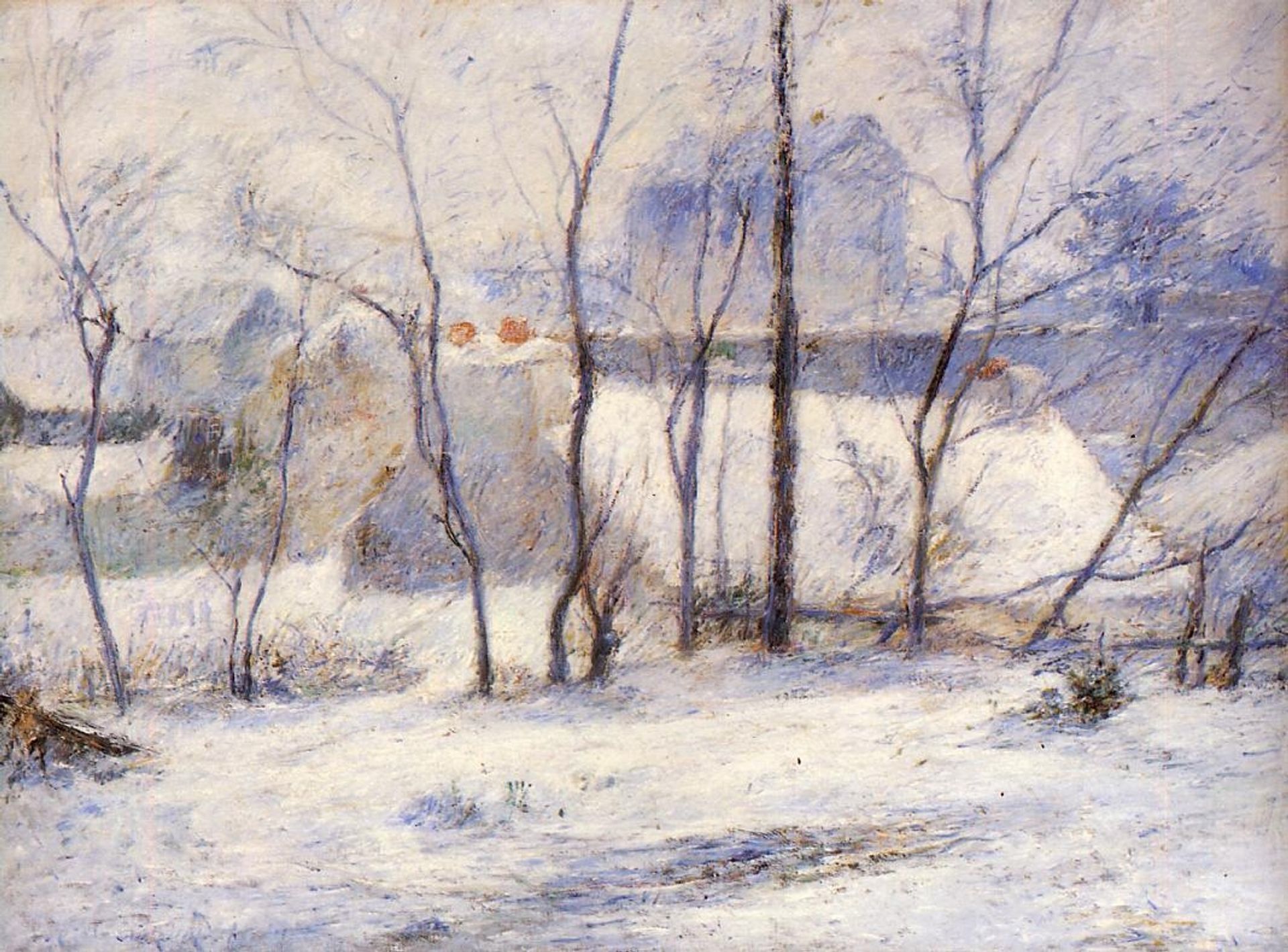 Winter Landscape by Paul Gauguin