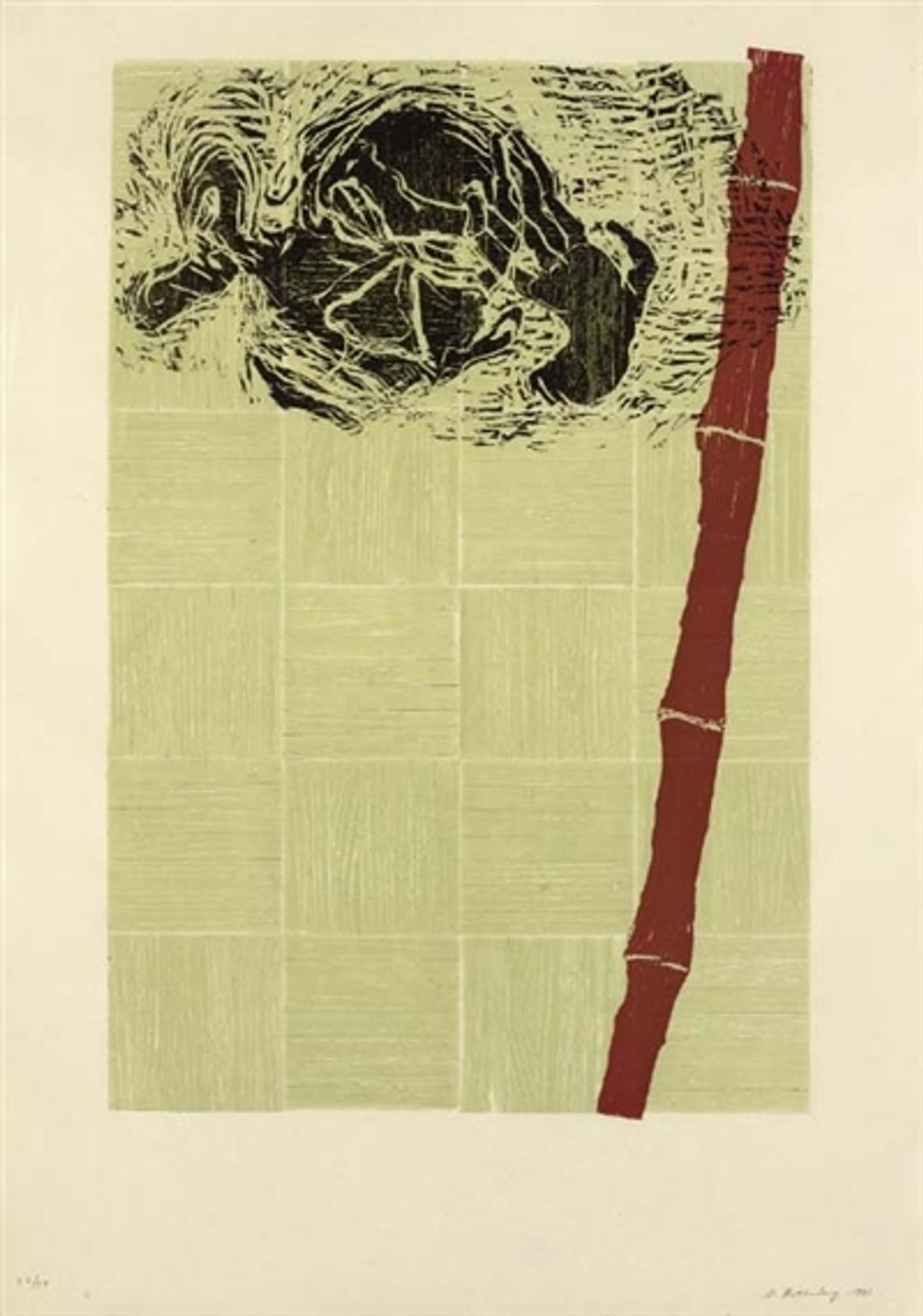 Red Bamboo by Susan Rothenberg