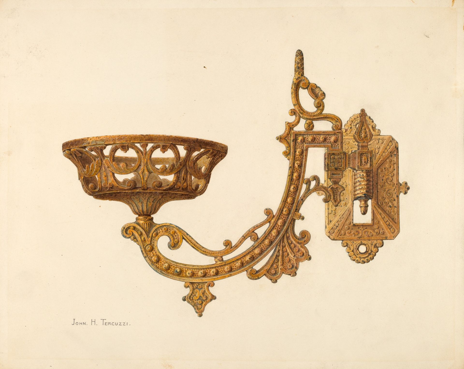 Lamp Bracket by John H. Tercuzzi