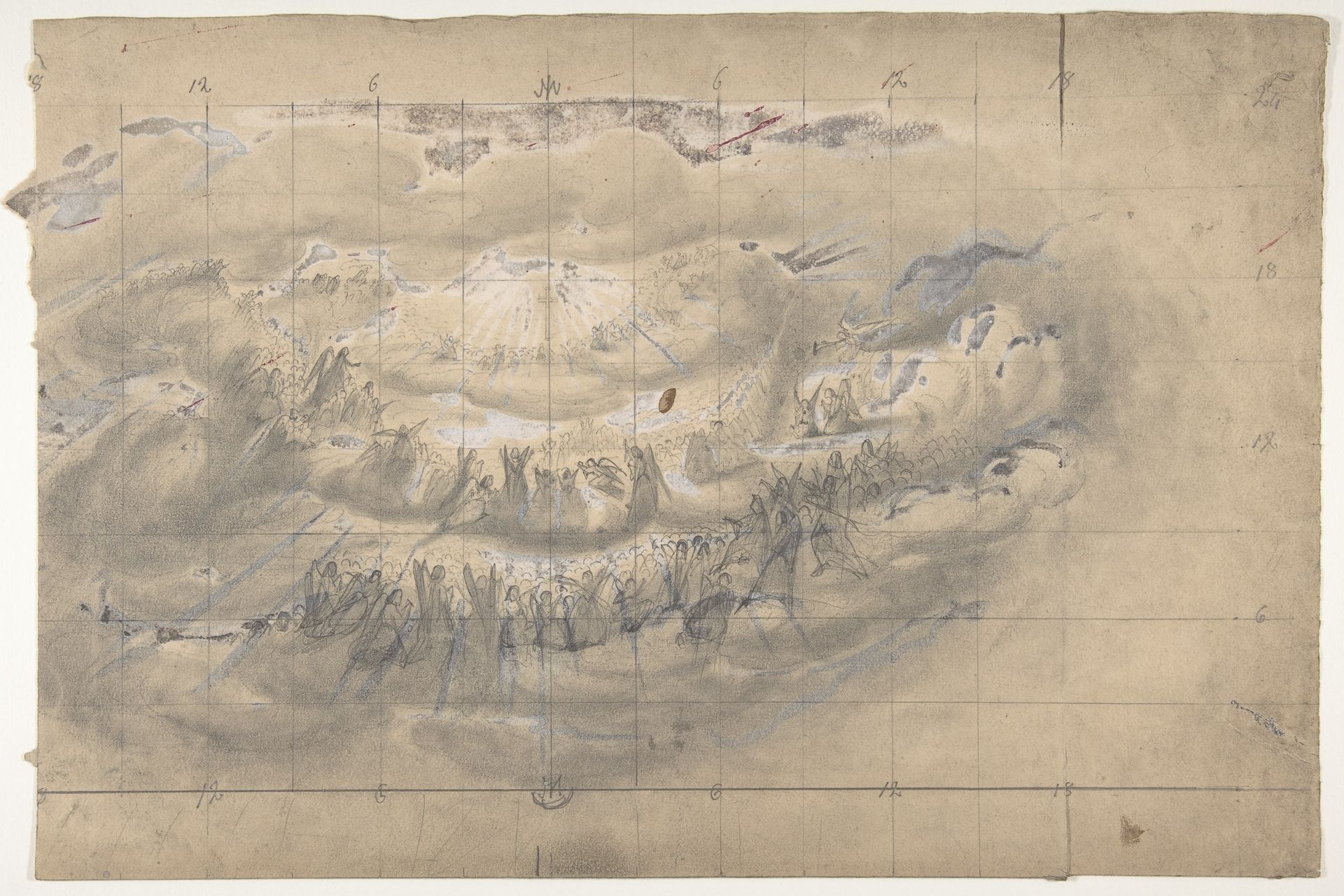 Design for a Stage Set at the Opéra, Paris by Eugène Cicéri
