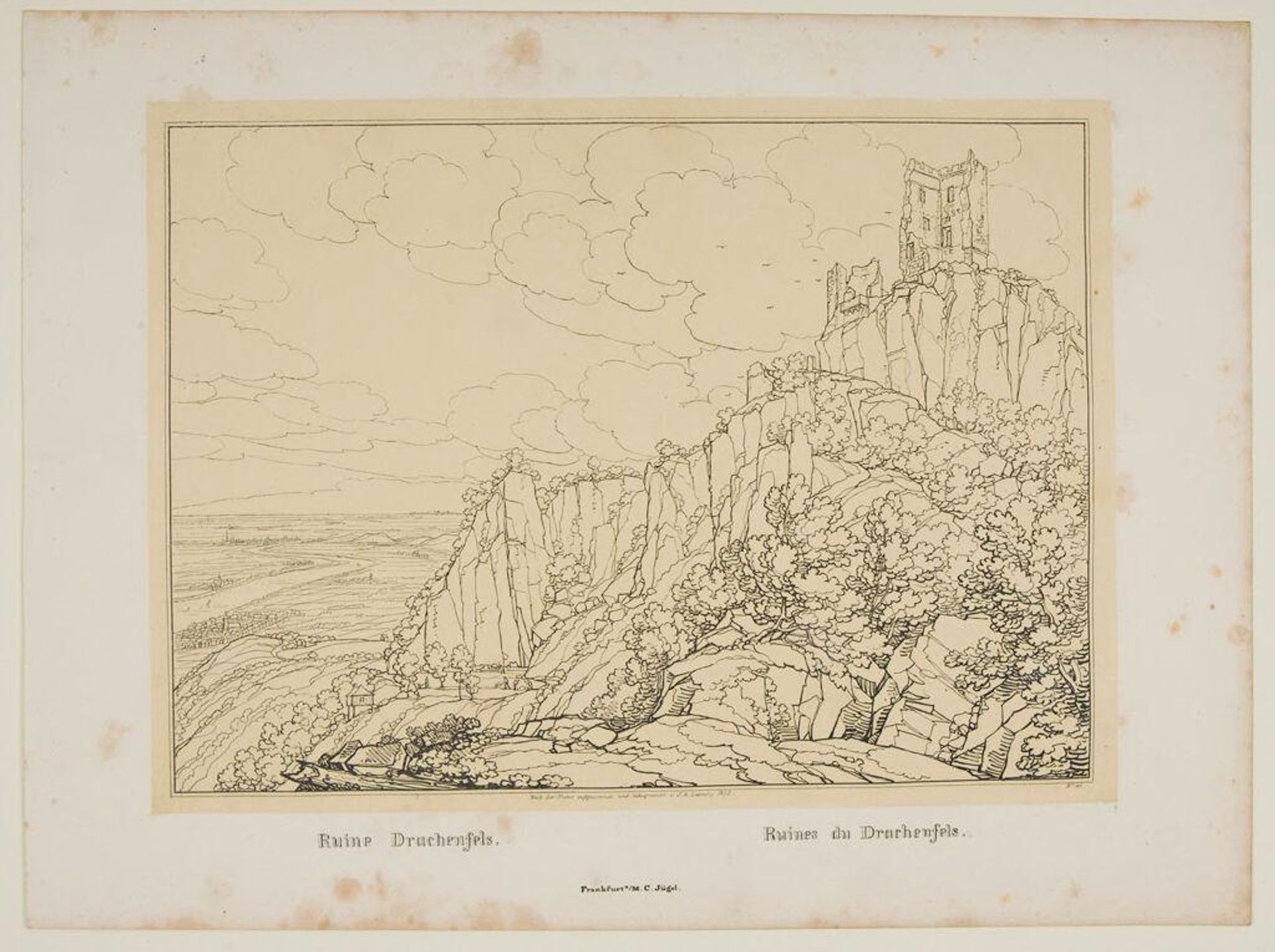 Ruine Drachenfels by Johann Adolf Lasinsky