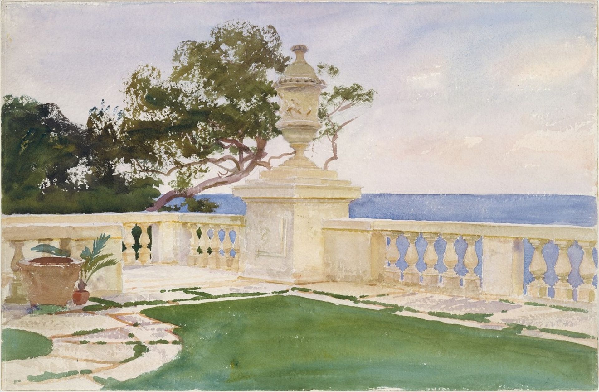 Terrace, Vizcaya by John Singer Sargent
