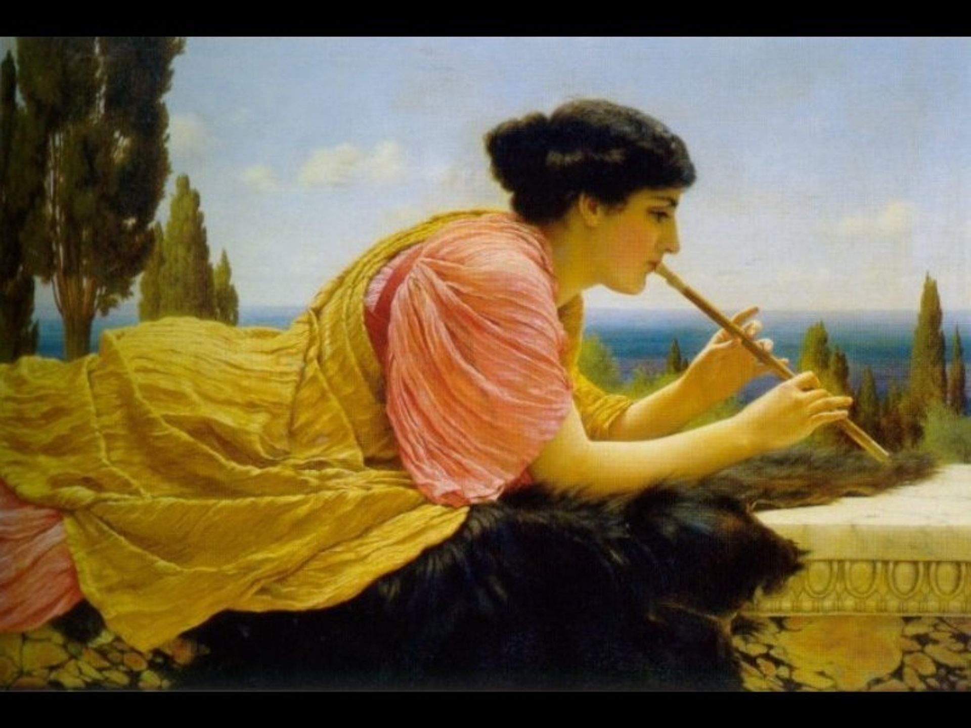 A Melody by John William Godward