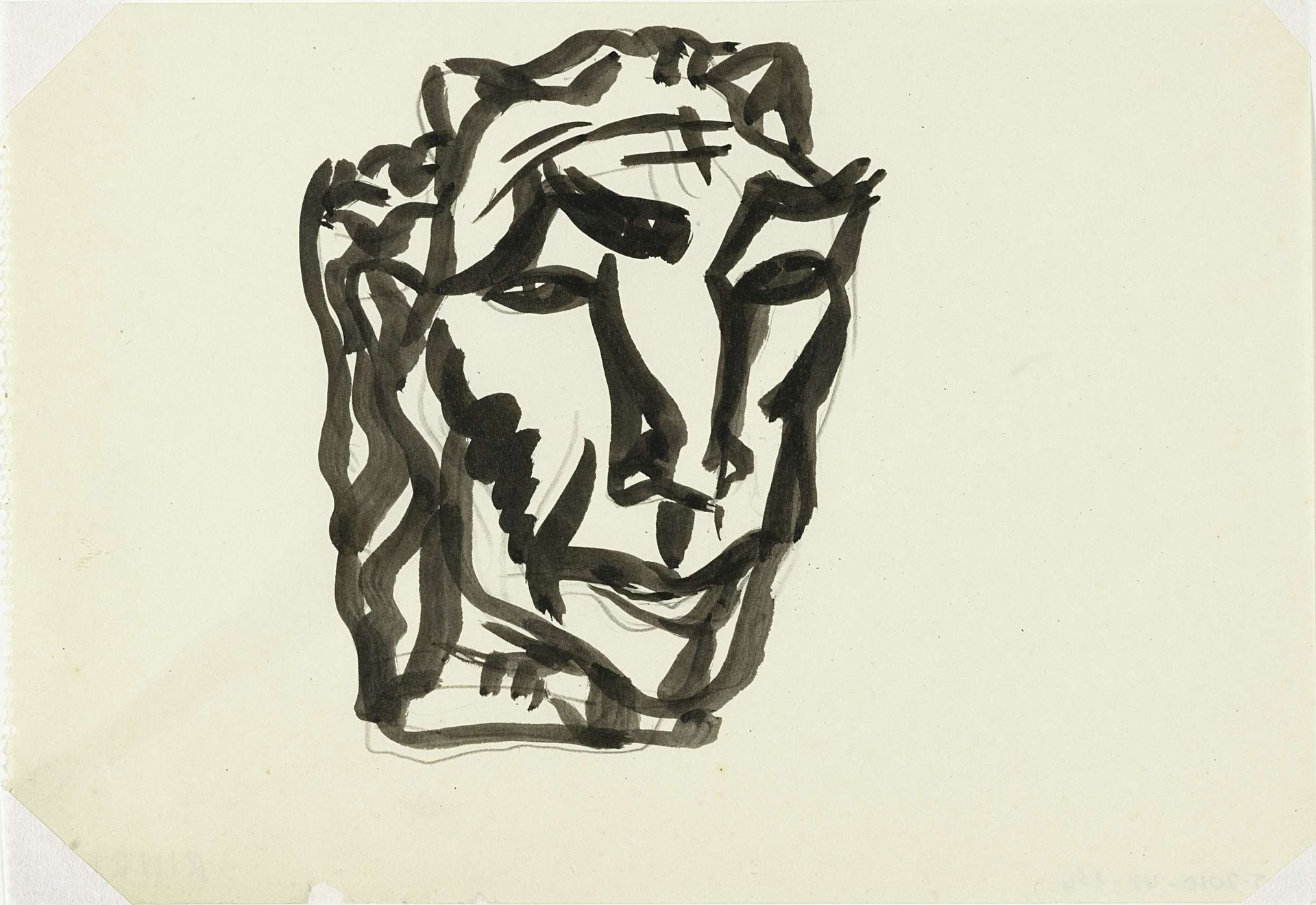 Vignet voor boek 'L'art Hollandais contemporain' van Paul Fierens by Leo Gestel