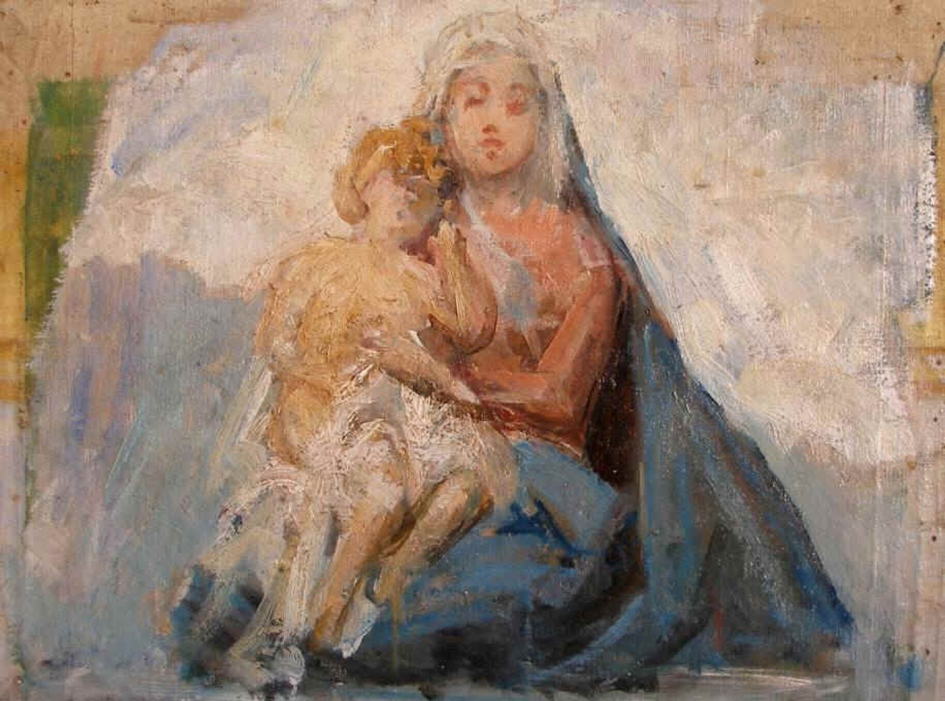 Madonna and Child (Study) by Noè Bordignon