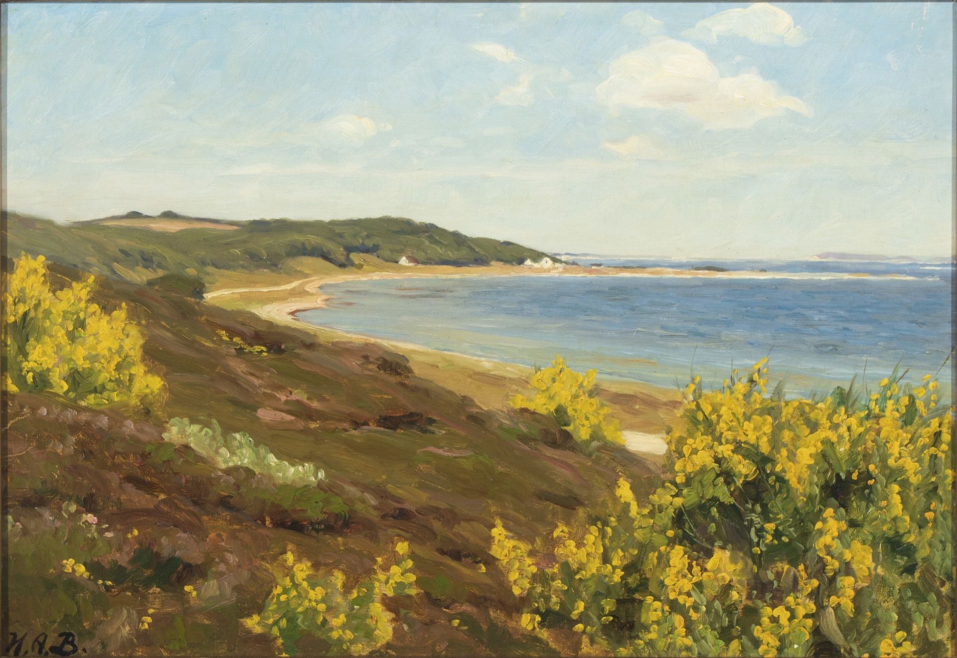 View of Legind Mountains, Mors in Denmark by Hans Andersen Brendekilde