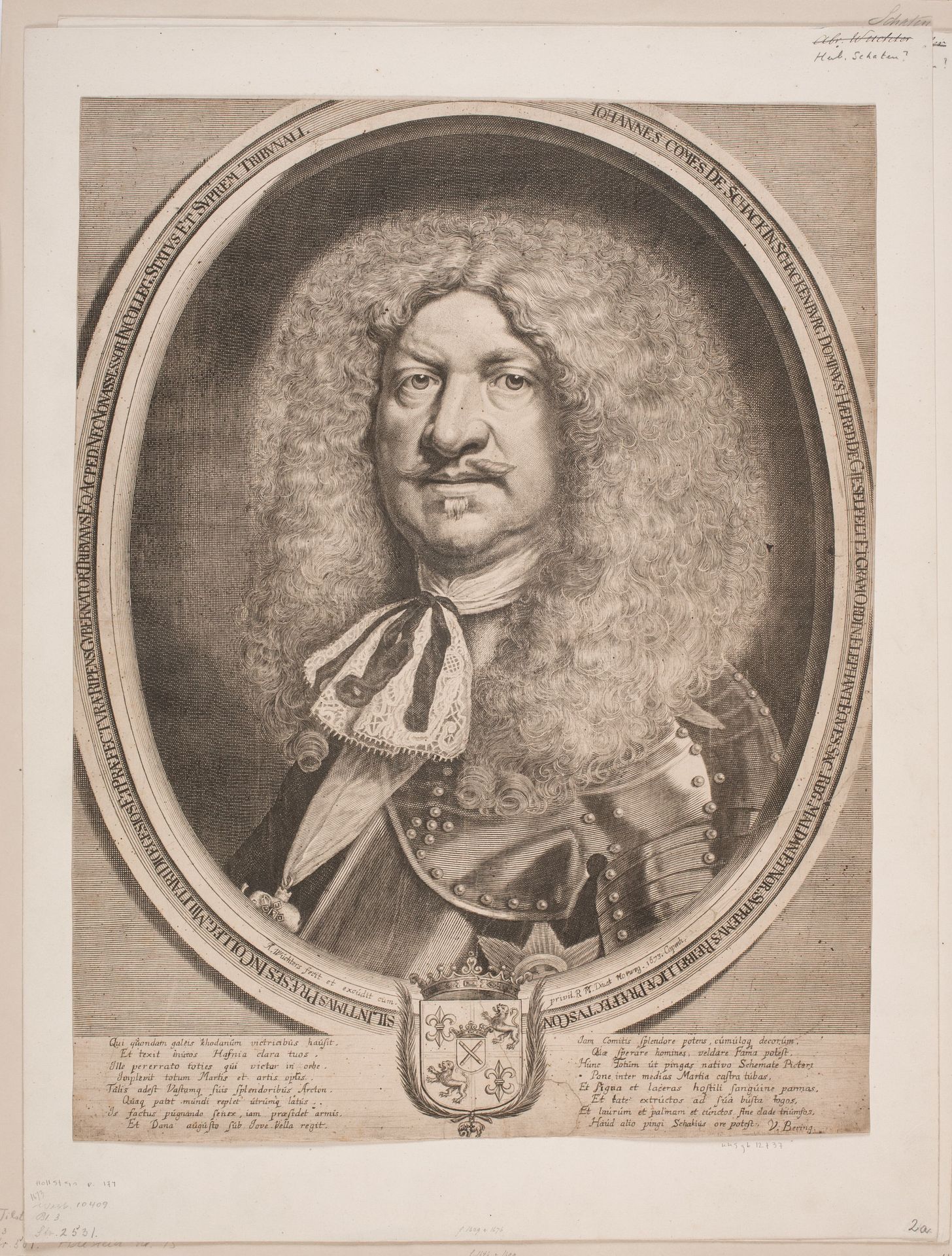 Hans Schack by Hubert Schaten