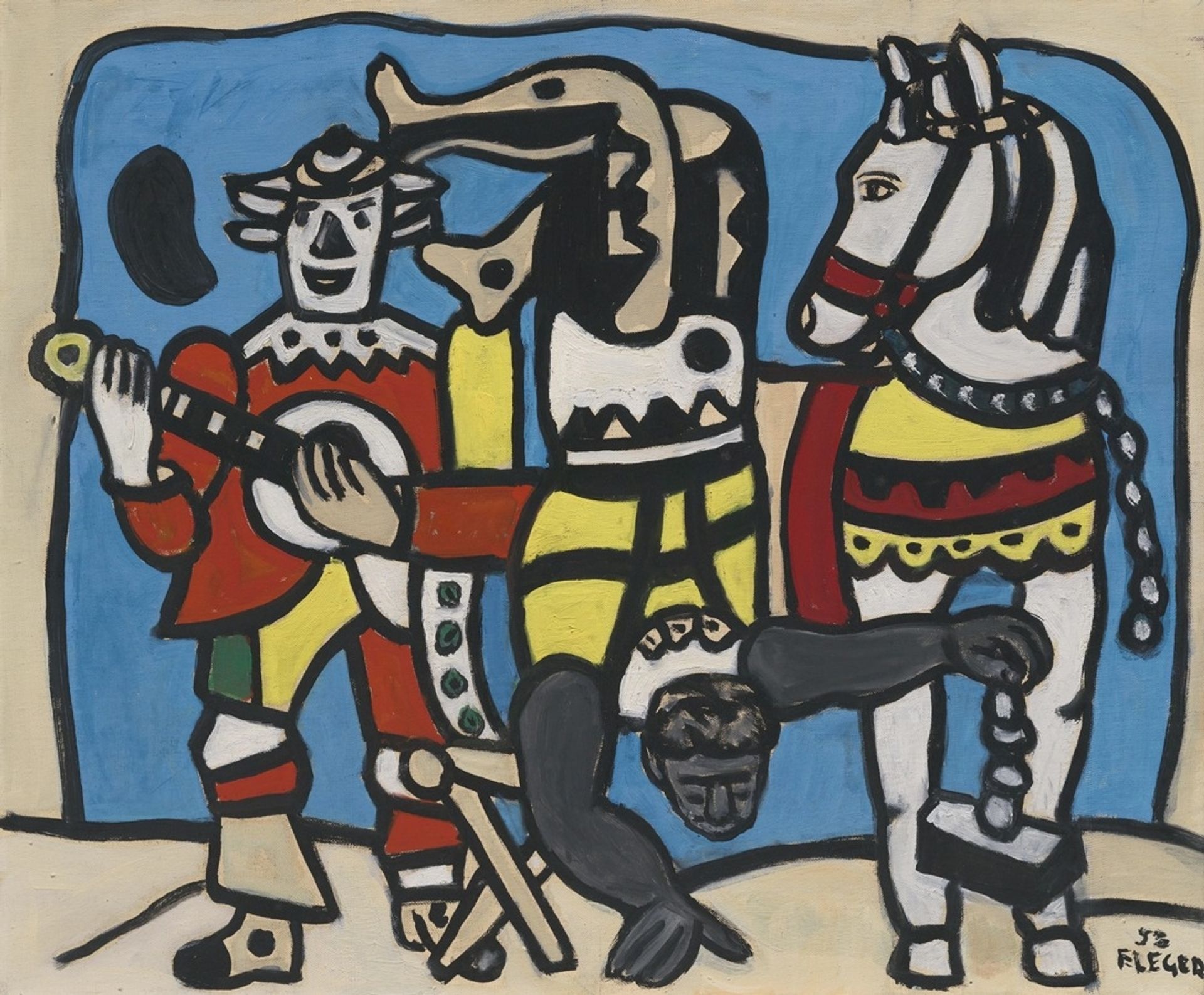 La Petite parade by Fernand Léger