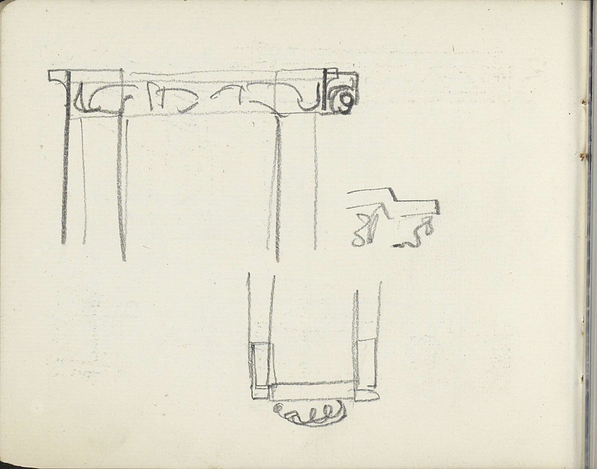 Ontwerp voor een schoorsteenmantel by Carel Adolph Lion Cachet