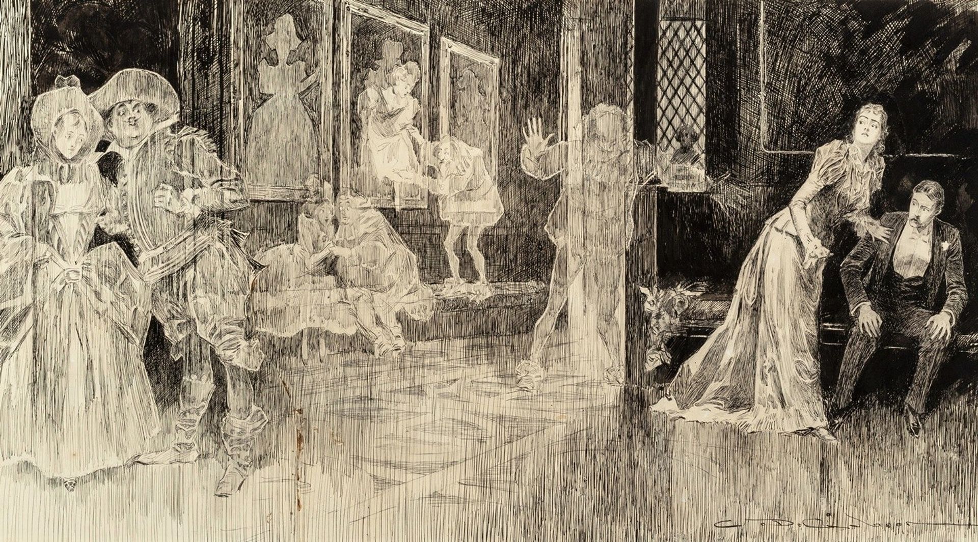 The Ghosts by Charles Dana Gibson
