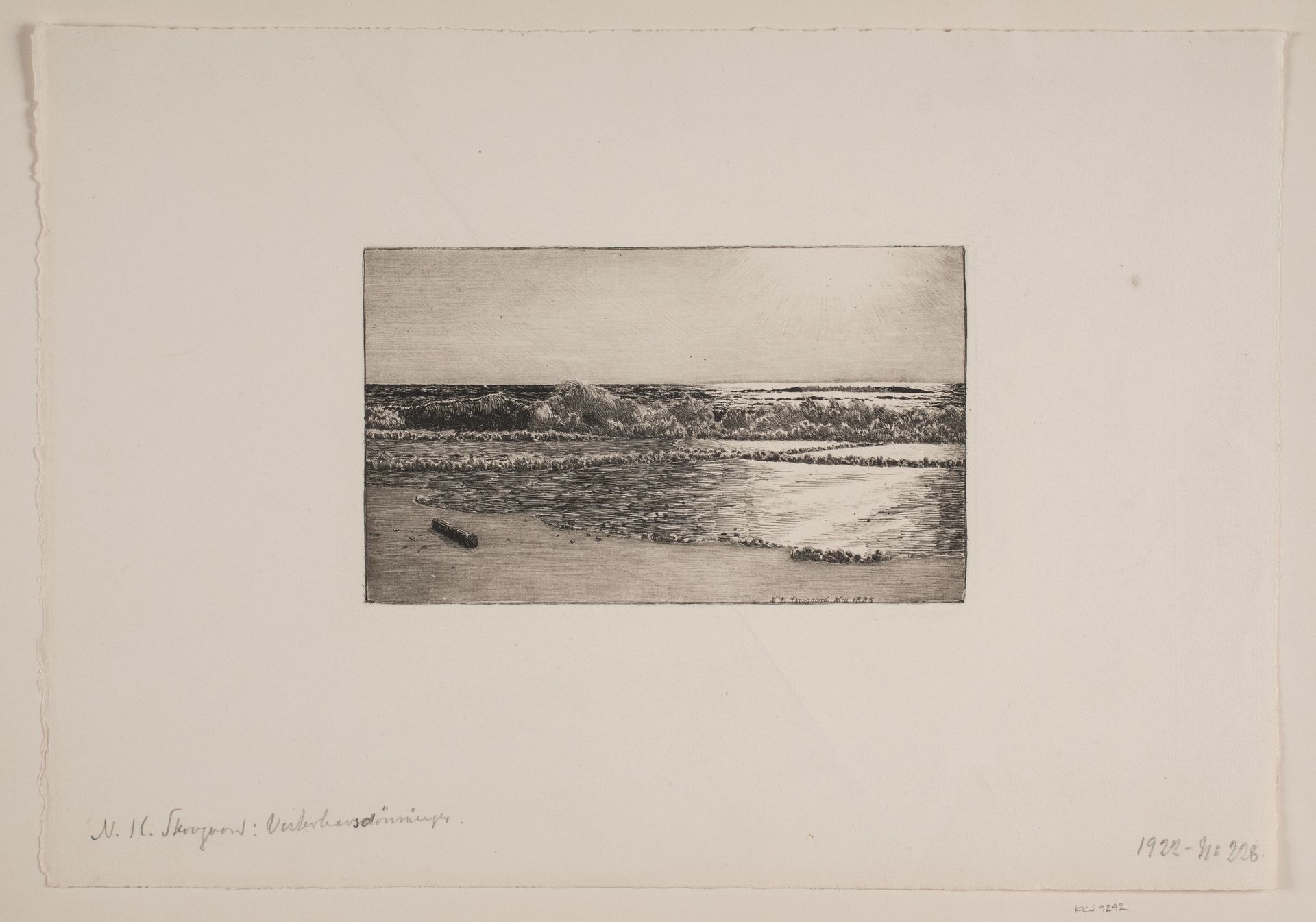Vesterhavsdønninger by Niels Skovgaard