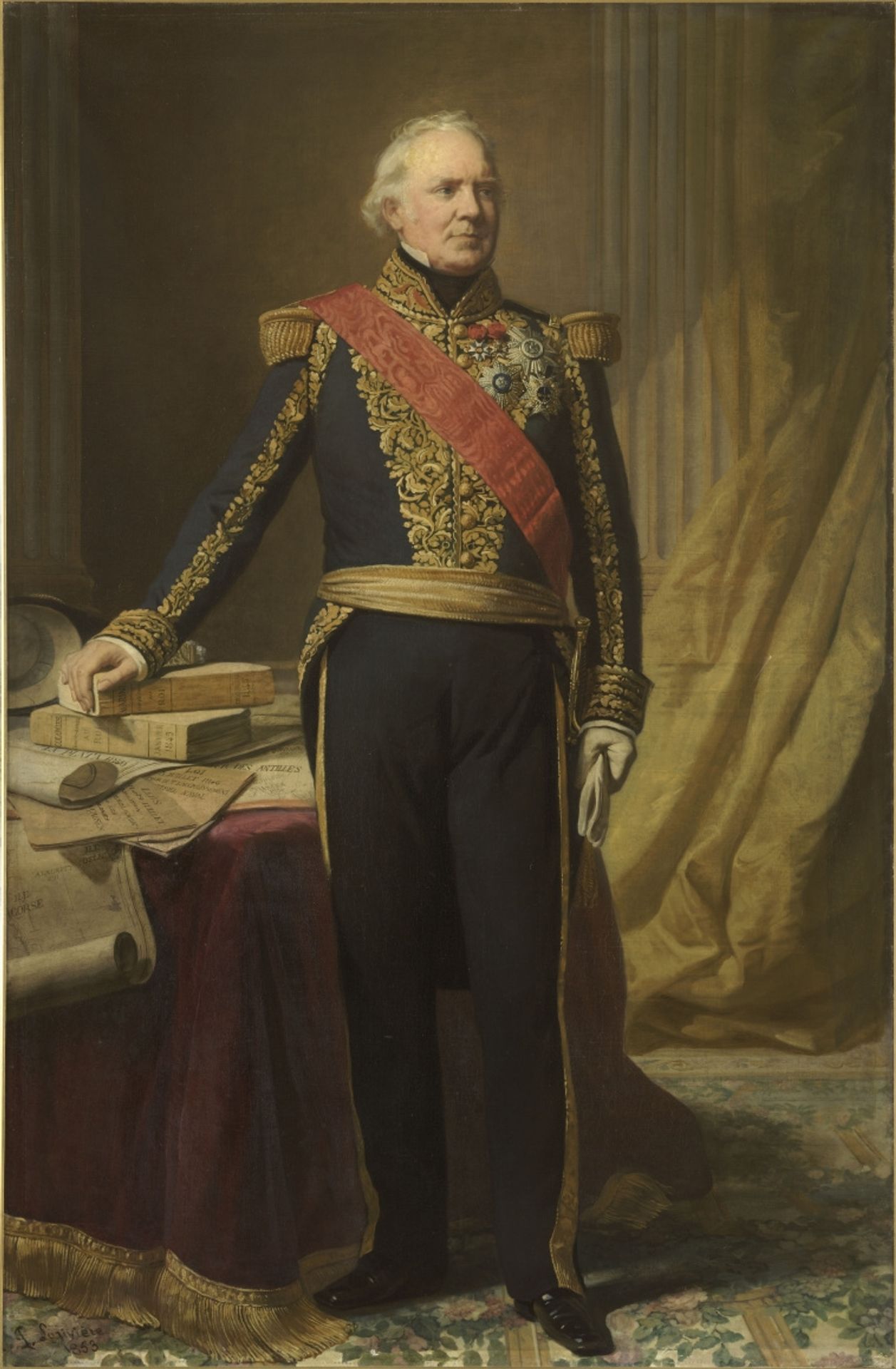 Amiral De Mackau (1788-1855) by Charles-Philippe Lariviere