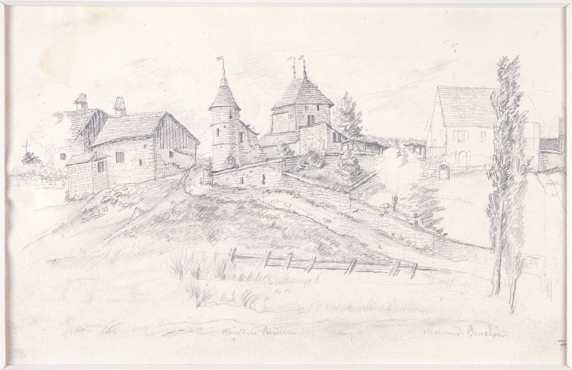 Chateau de Bouclan by Theodore Rousseau