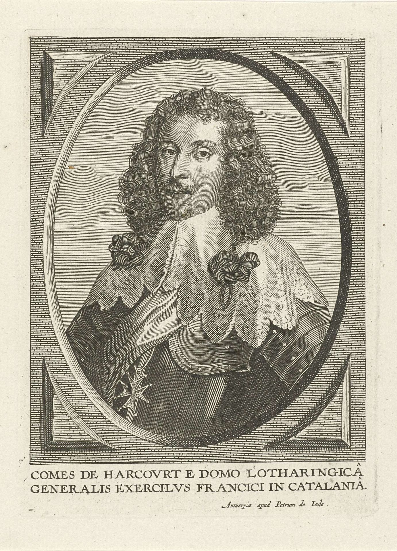 Portret van Henri de Lorraine by Pieter de (II) Jode
