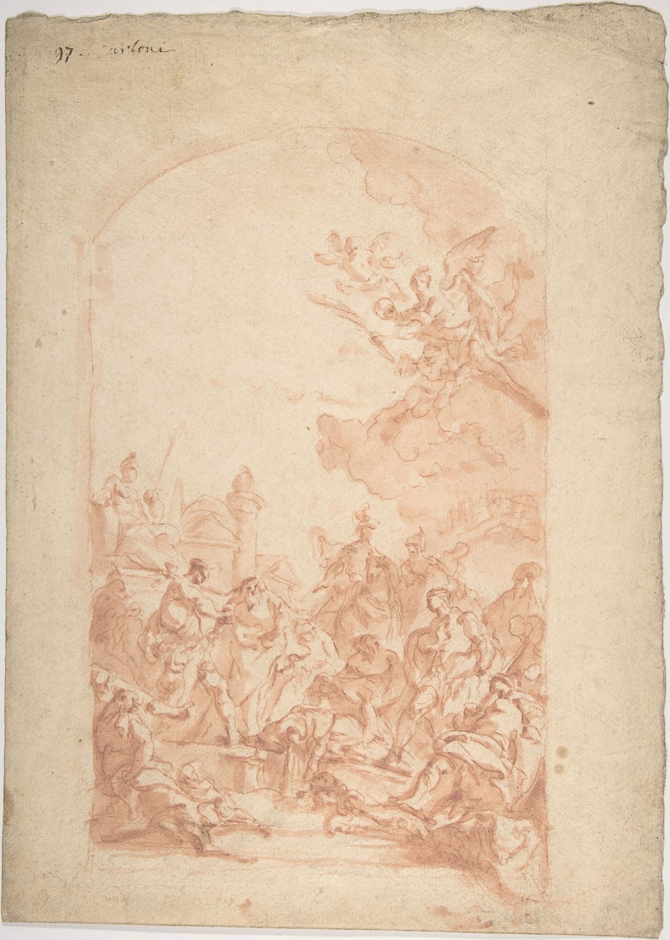 The Decapitation of a Male Saint by Carlo Innocenzo Carloni