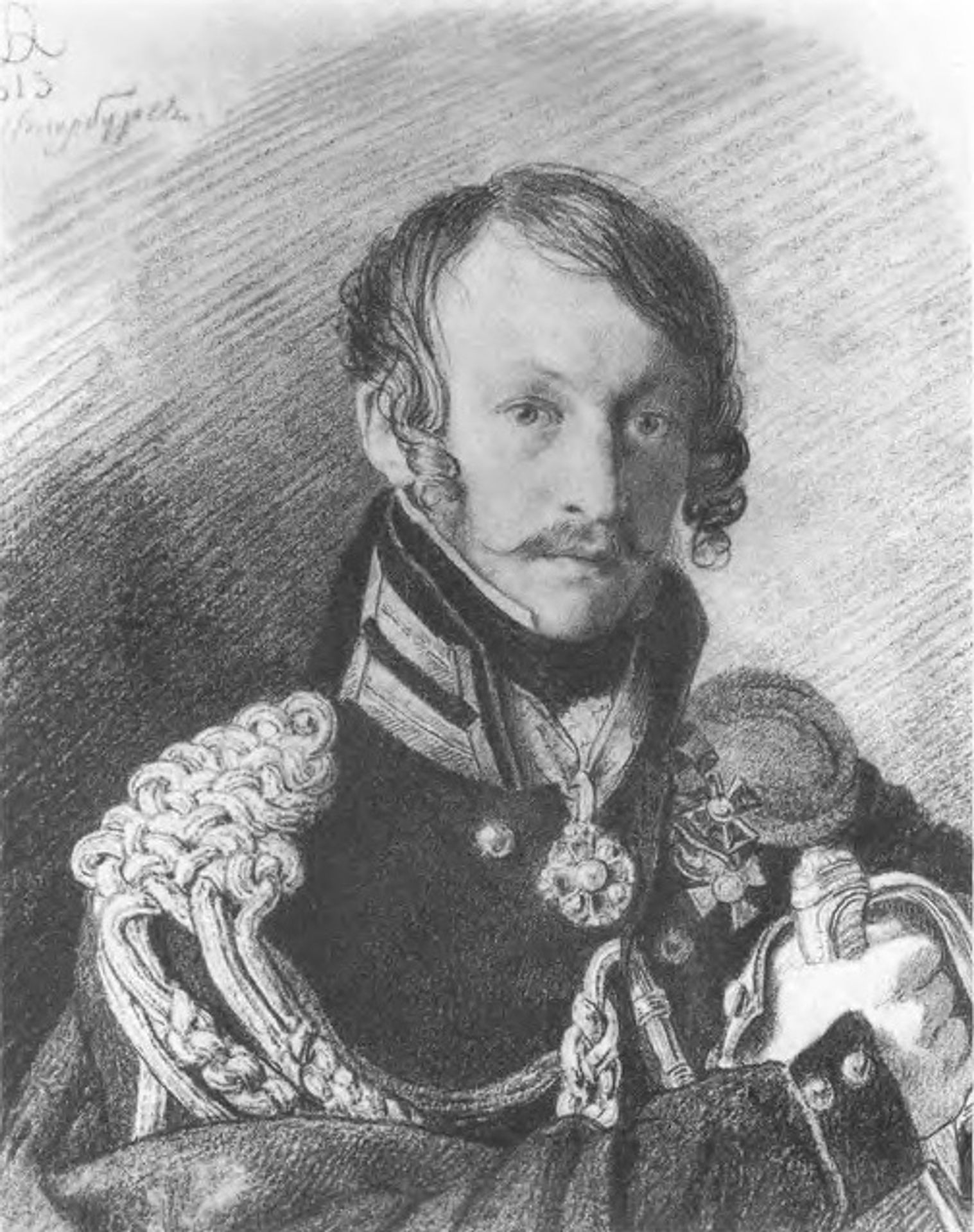 Portrait of A. P. Lansky by Orest Kiprensky