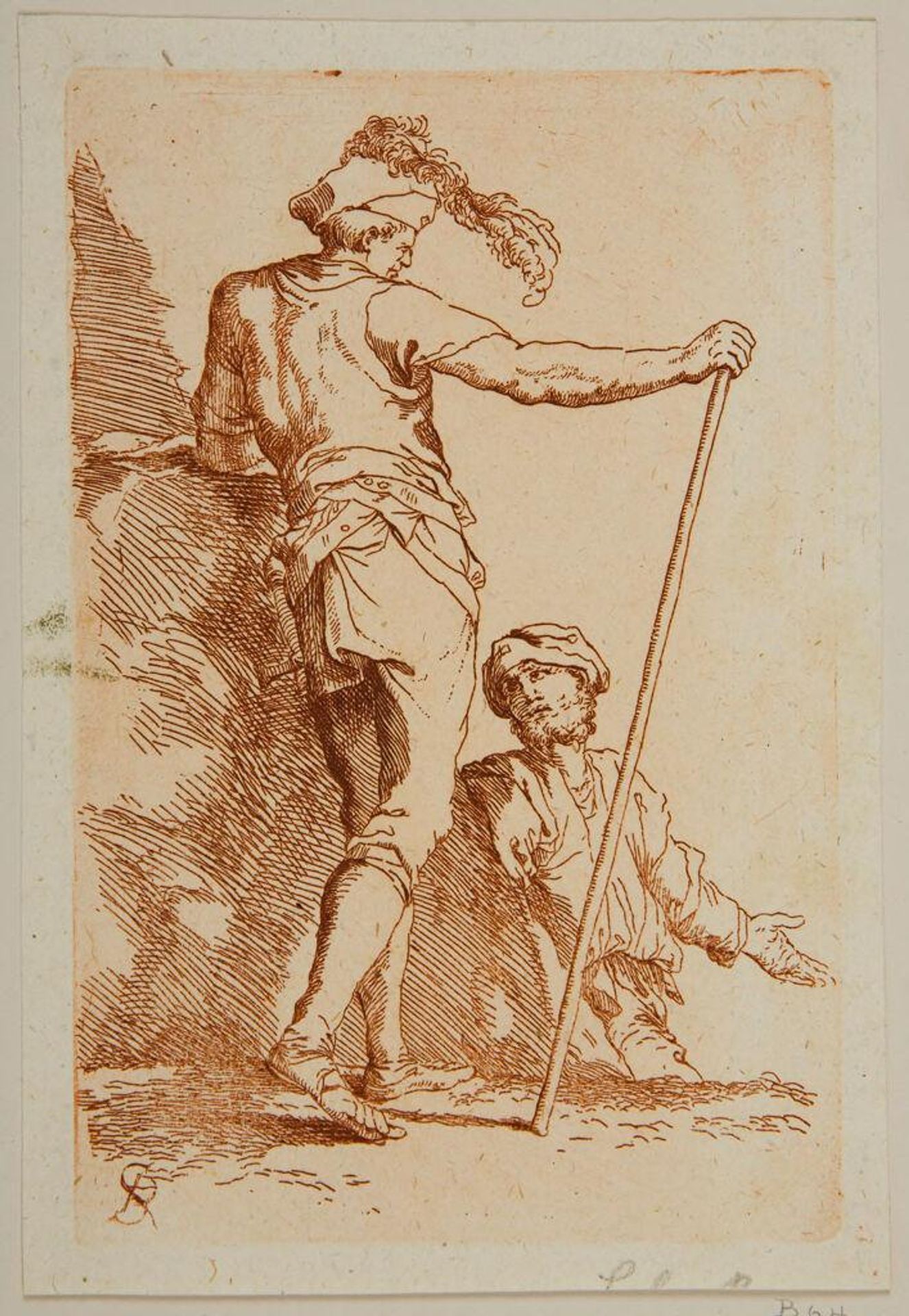 Copy after the Figurine by Salvator Rosa