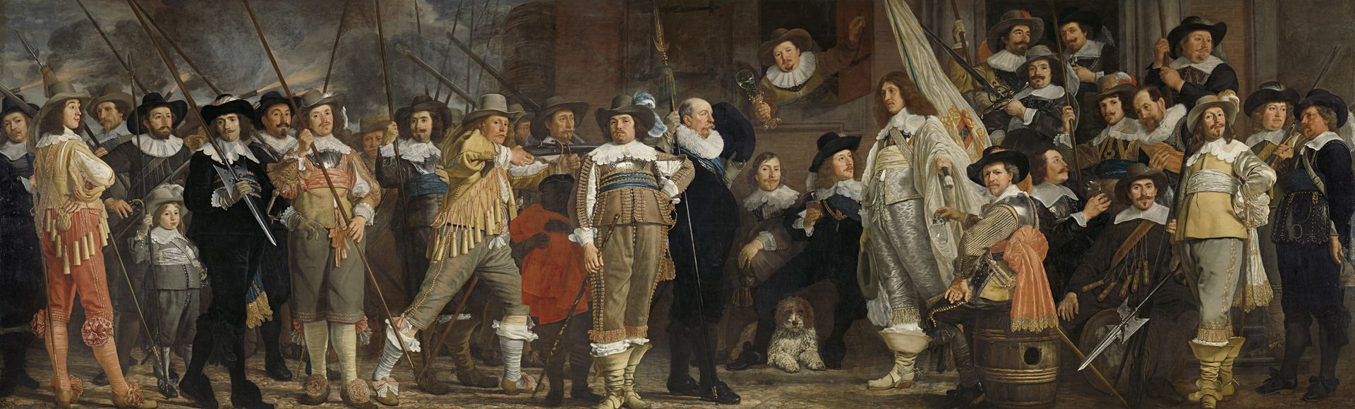 Militia Company of District VIII under the Command of Captain Roelof Bicker by Bartholomeus van der Helst