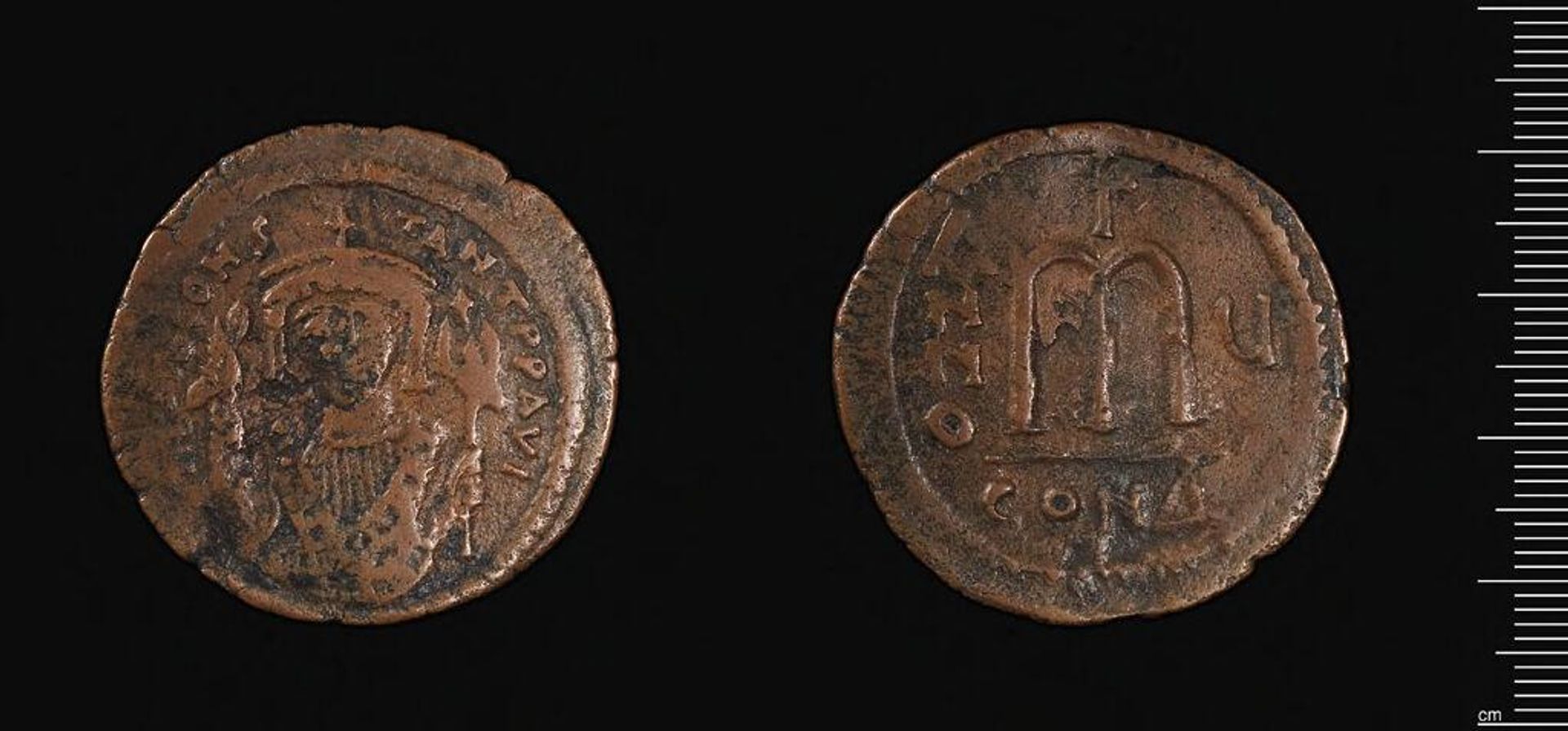 Coin of Tiberius II by Tiberius II