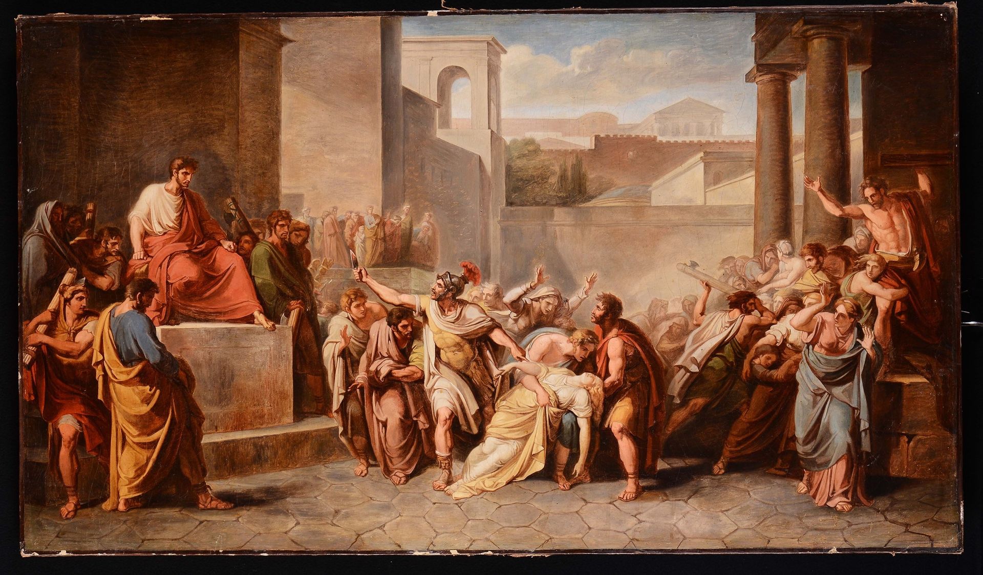 The death of Virginia by Vincenzo Camuccini