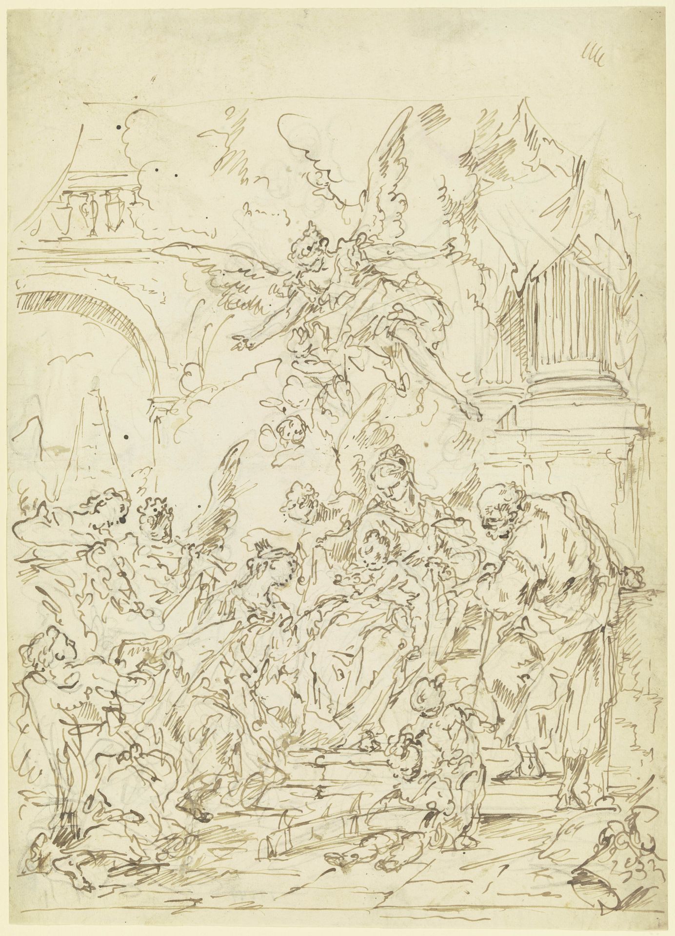 Die mystische Vermählung der Heiligen Katharina by Gaspare Diziani