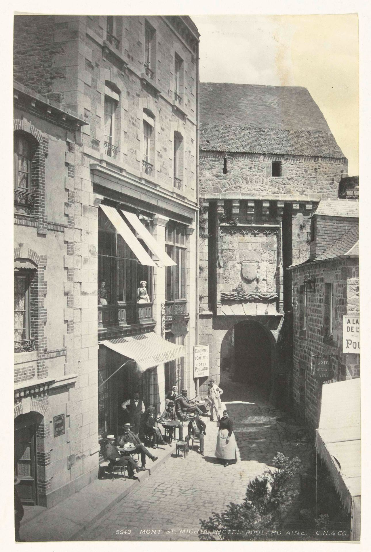 Hôtel Poulard Ainé in Mont St. Michel by Carl Norman & Co.