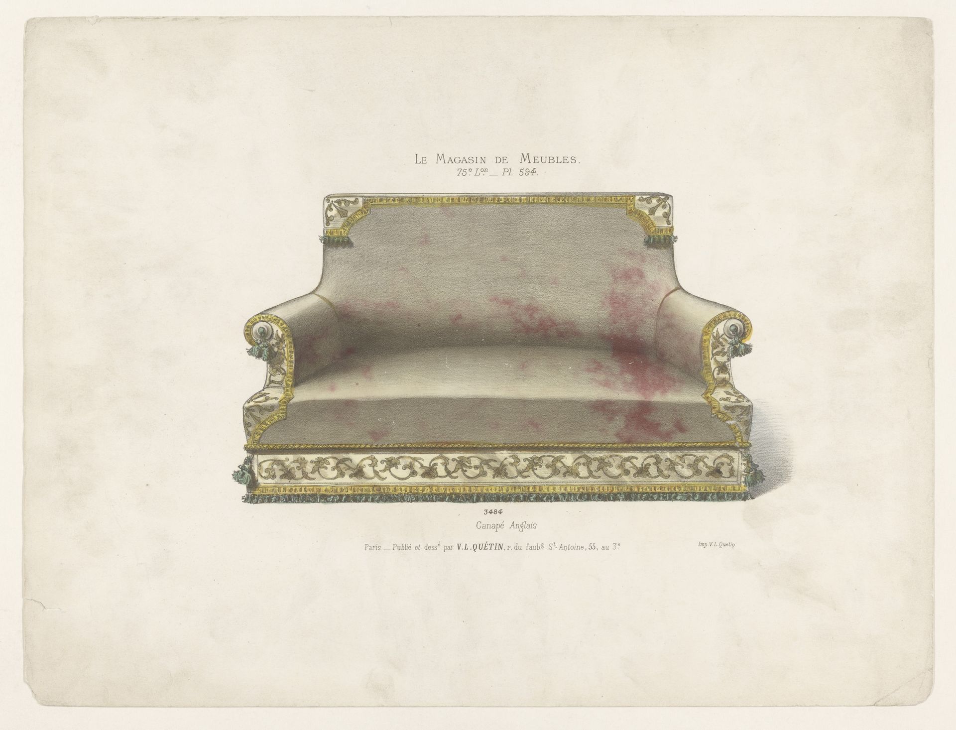 Canapé by Anonymous