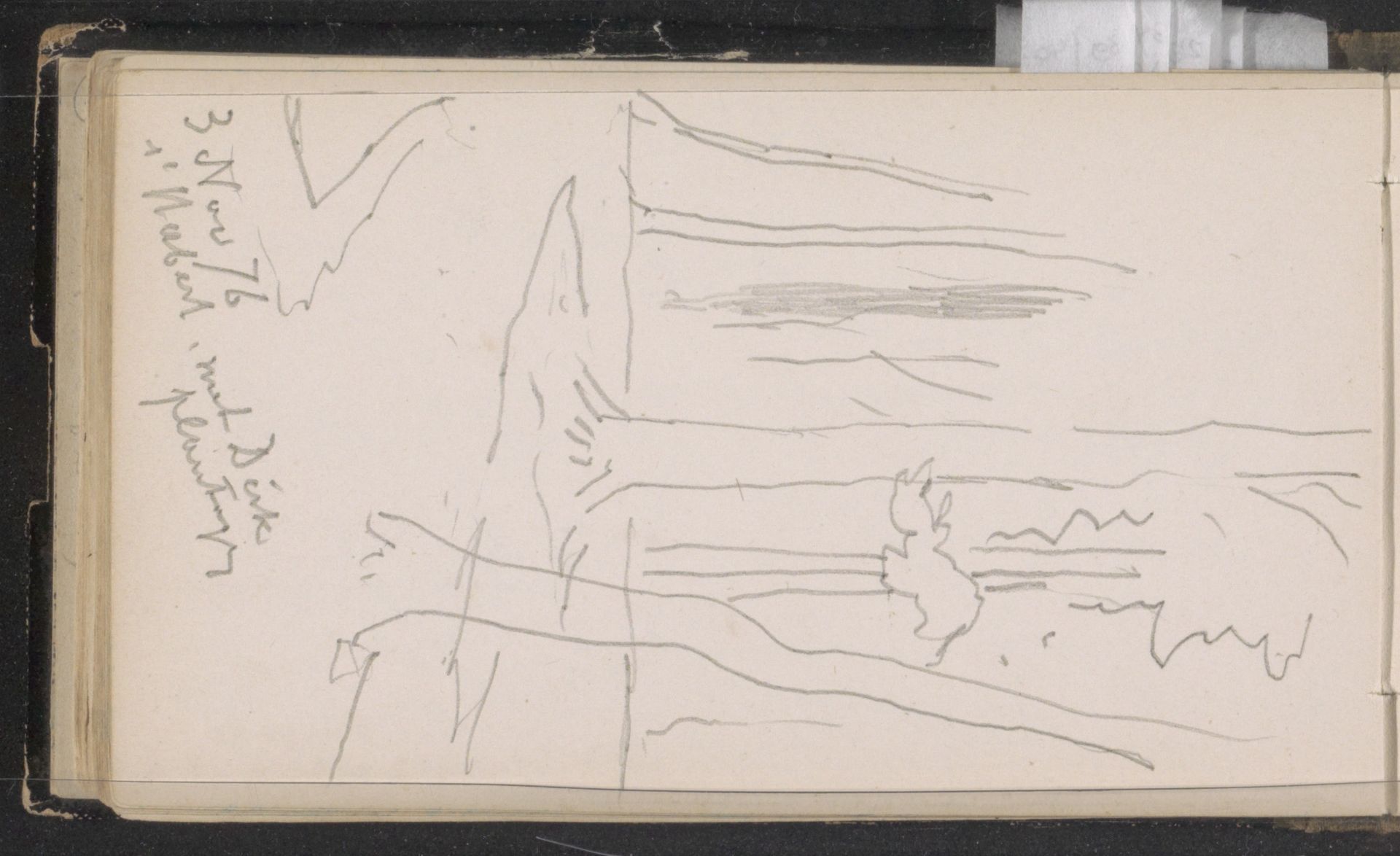 Bomen bij de plantage by Johannes Tavenraat
