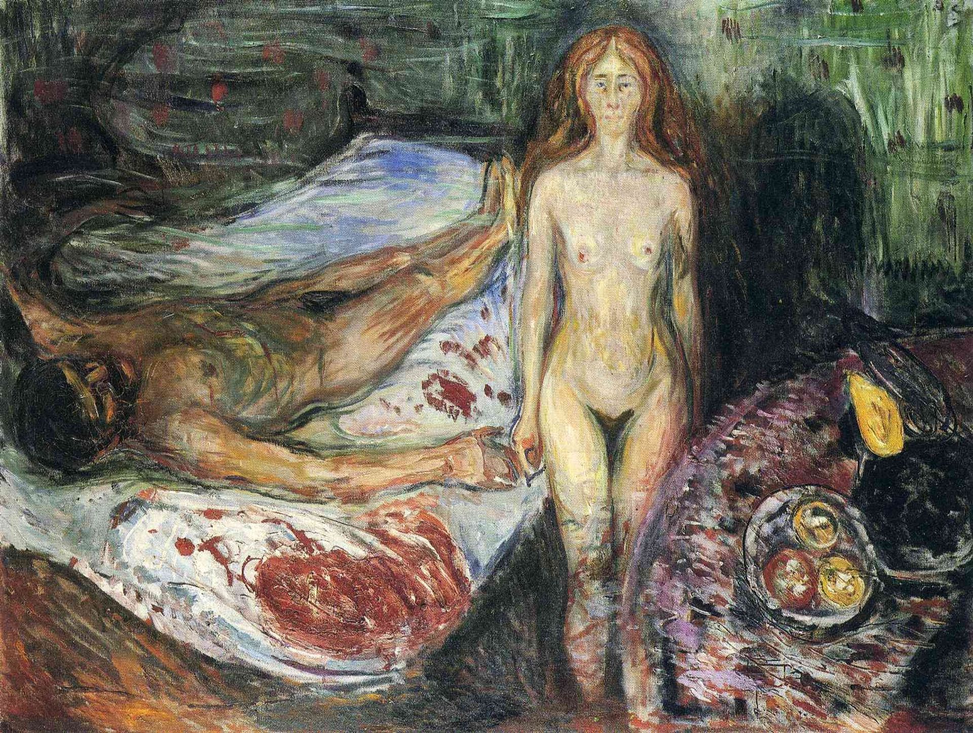 Death of Marat I by Edvard Munch