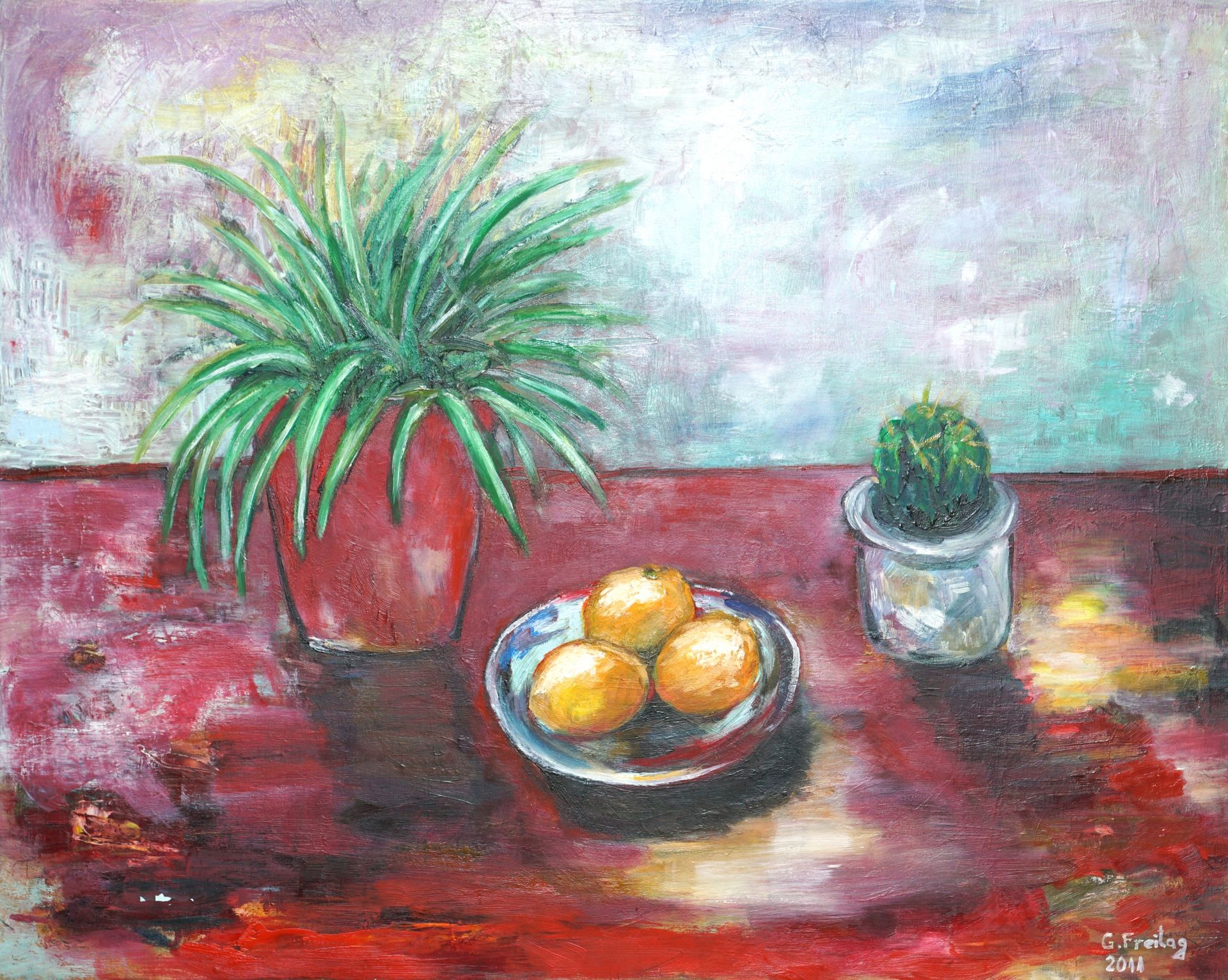 Stillife - Three oranges by Gazmend Freitag