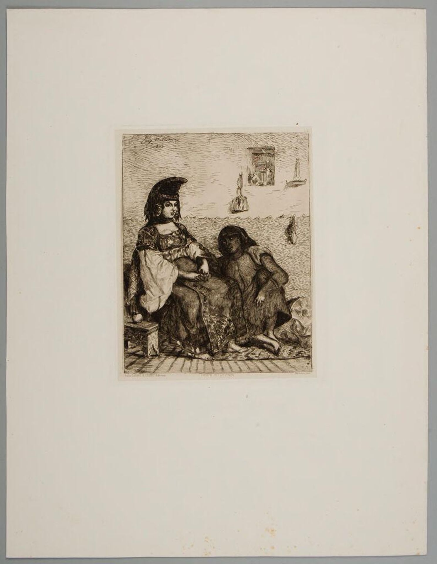 Jewess of Algiers by Eugène Delacroix