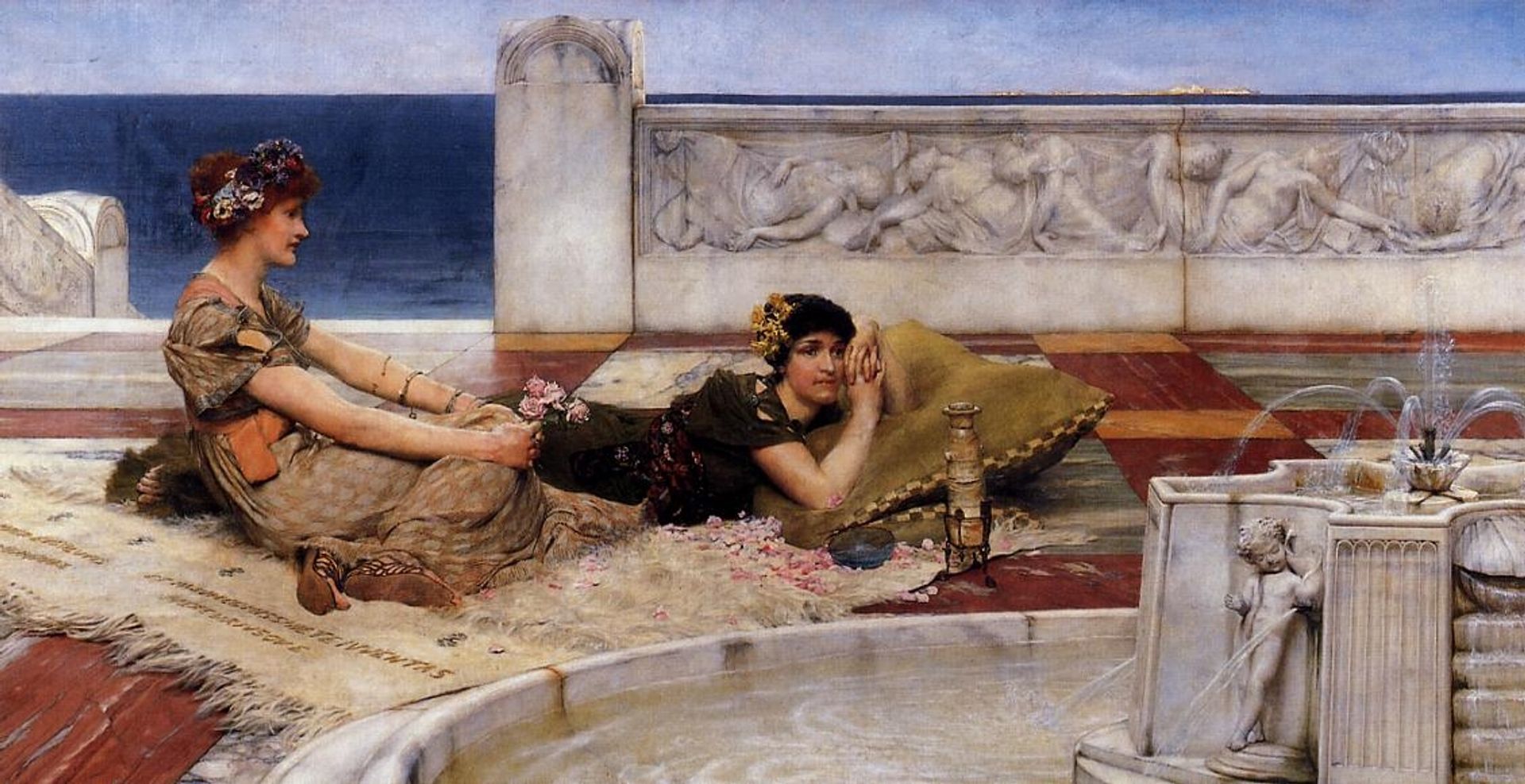 Loves Votaries by Lawrence Alma-Tadema
