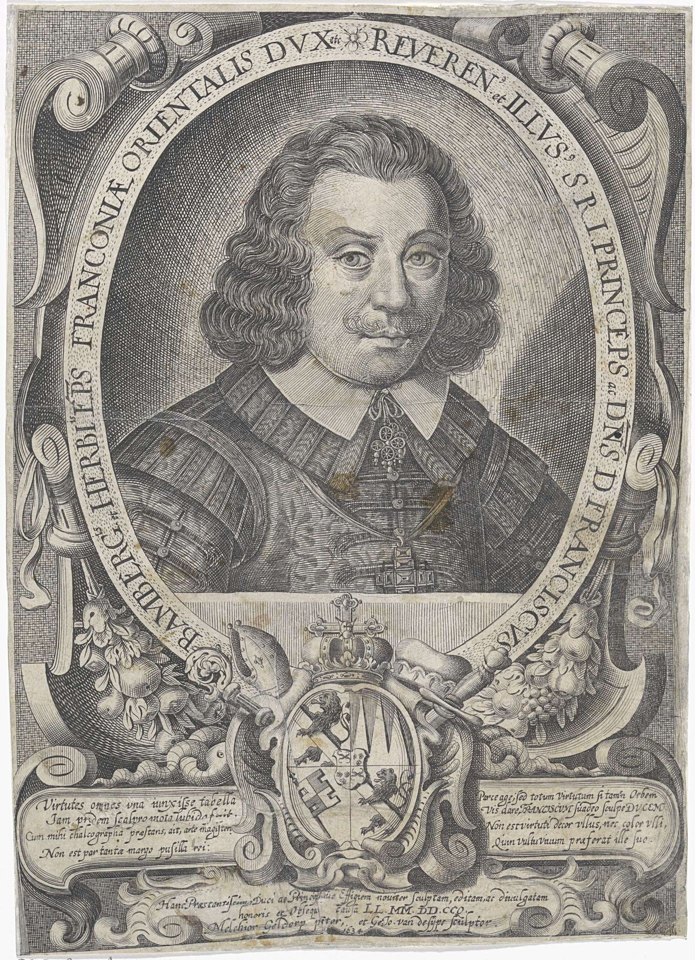 Portret van Franz von Hatzfeld by Ge. Jo. van de Sijpe