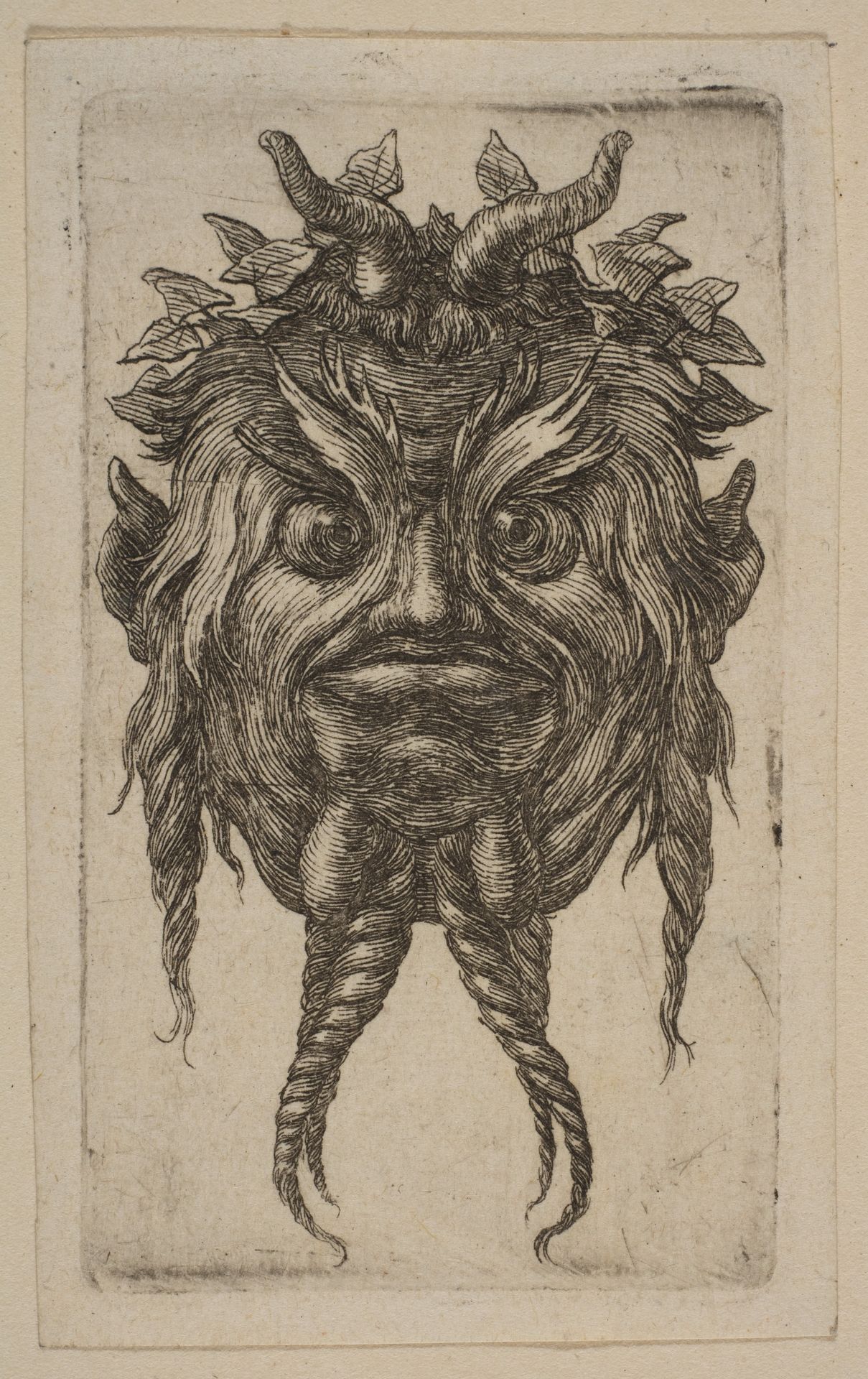 Mask by Stefano della Bella