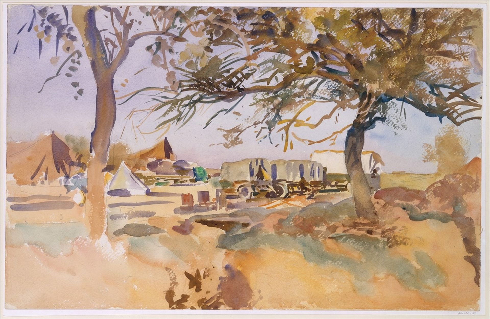Military Camp by John Singer Sargent