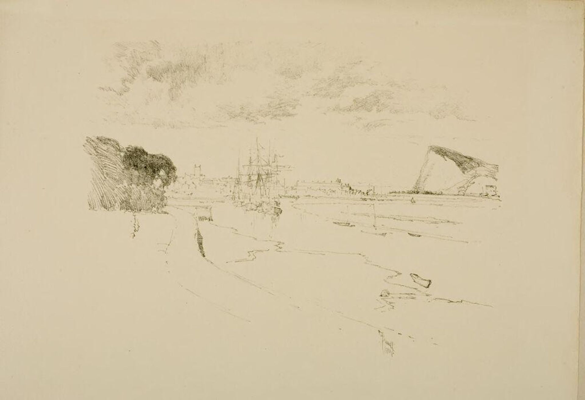 Teignmouth by Joseph Pennell