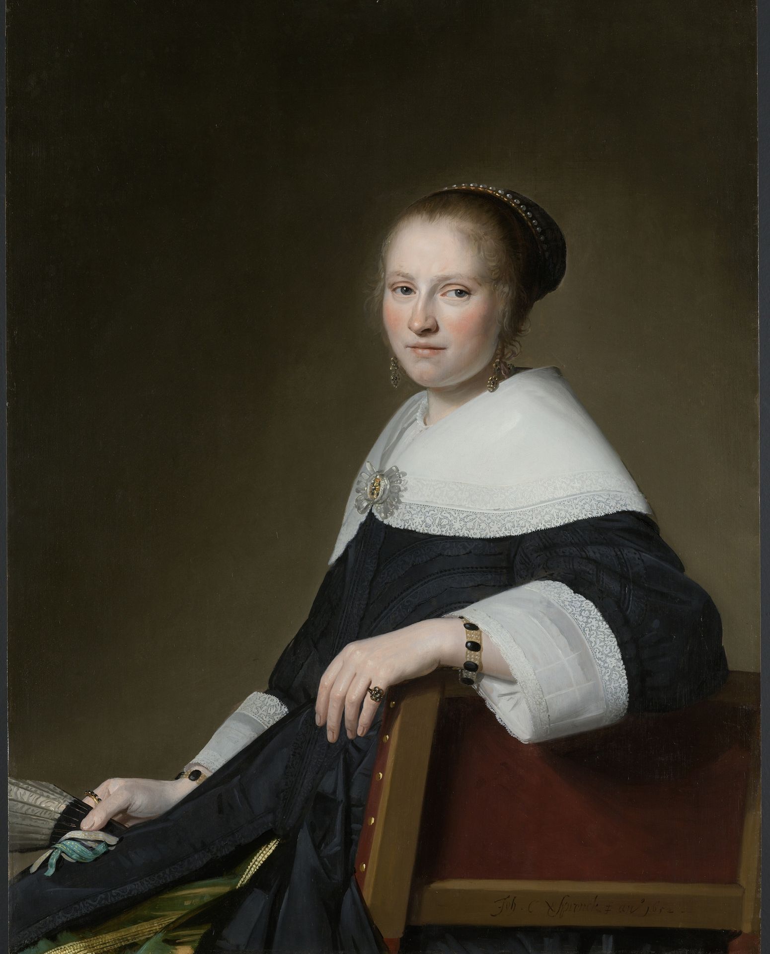 Portrait of Maria van Strijp by Johannes Verspronck