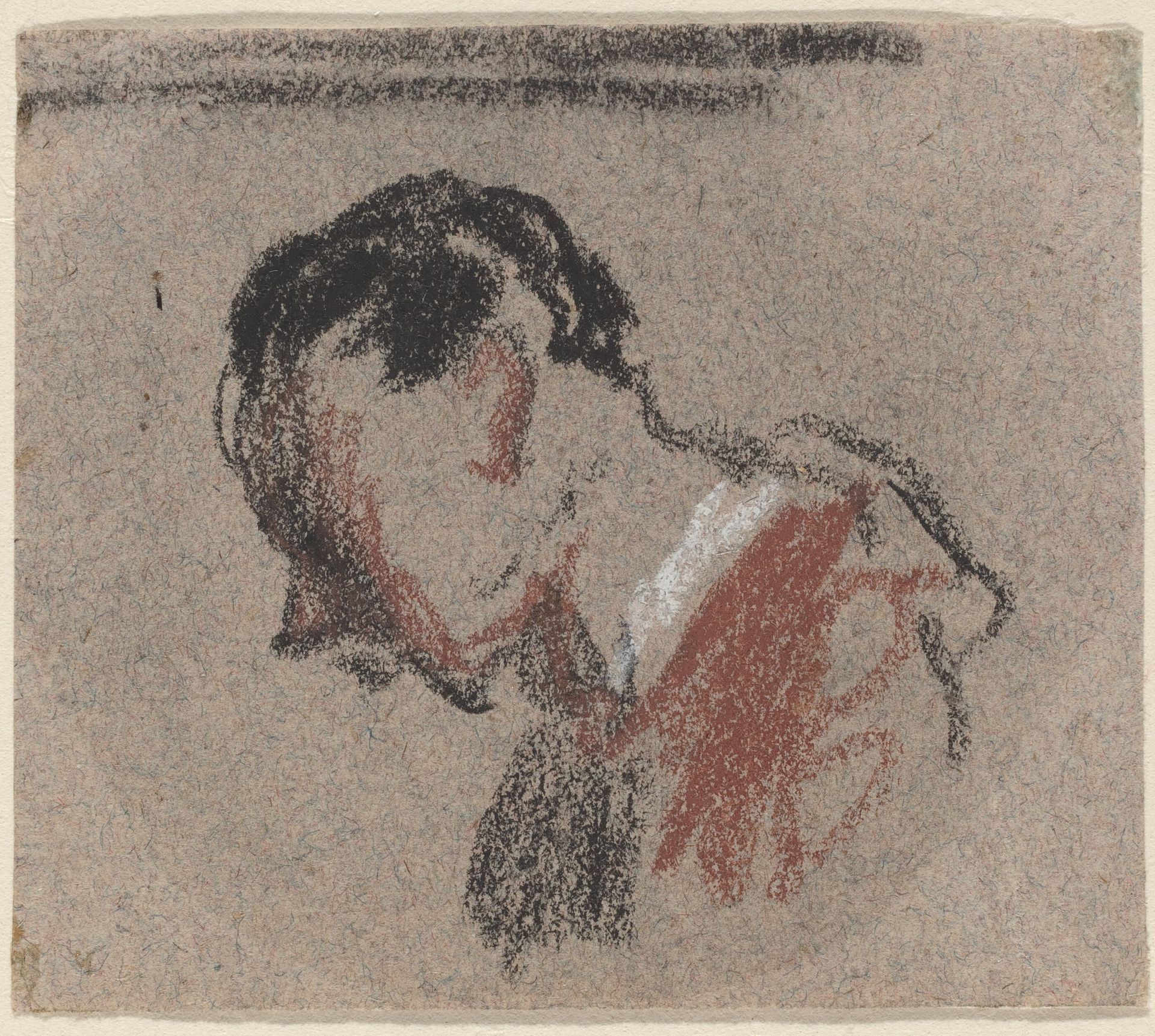 Head of a Man by Honoré Daumier