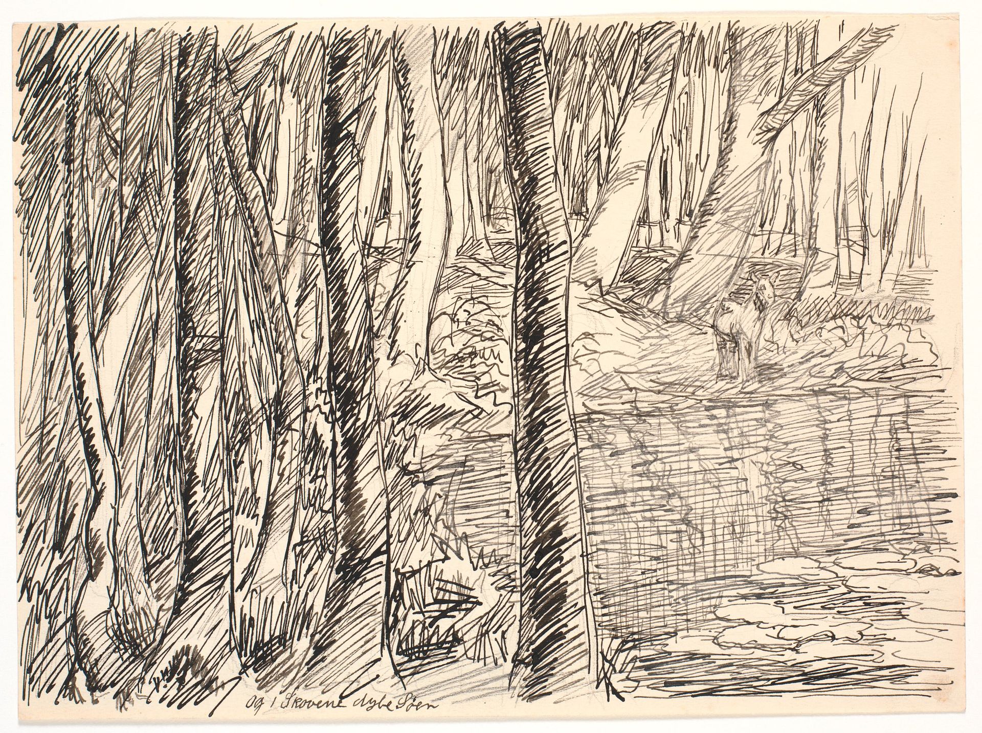 Og i Skovene dybe Søer by Fritz Syberg