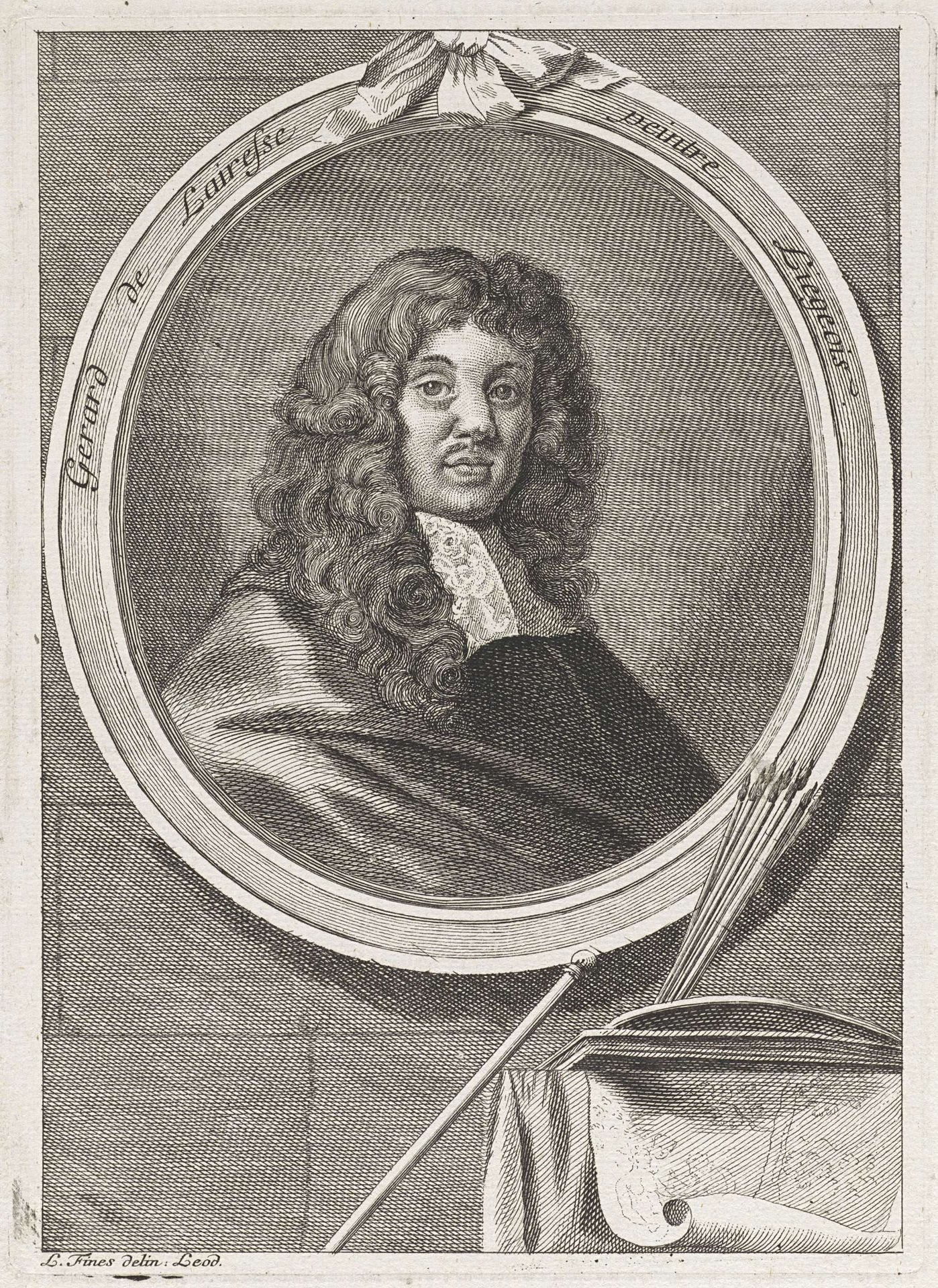 Portret van Gerard de Lairesse by Anonymous