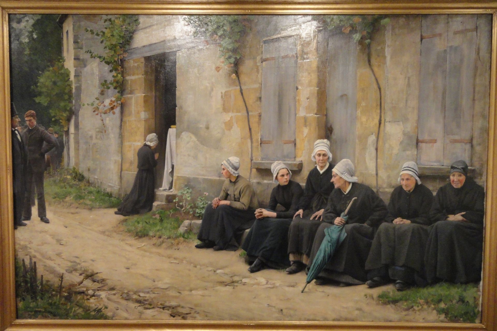 A Village Funeral in Brittany by Charles Sprague Pearce