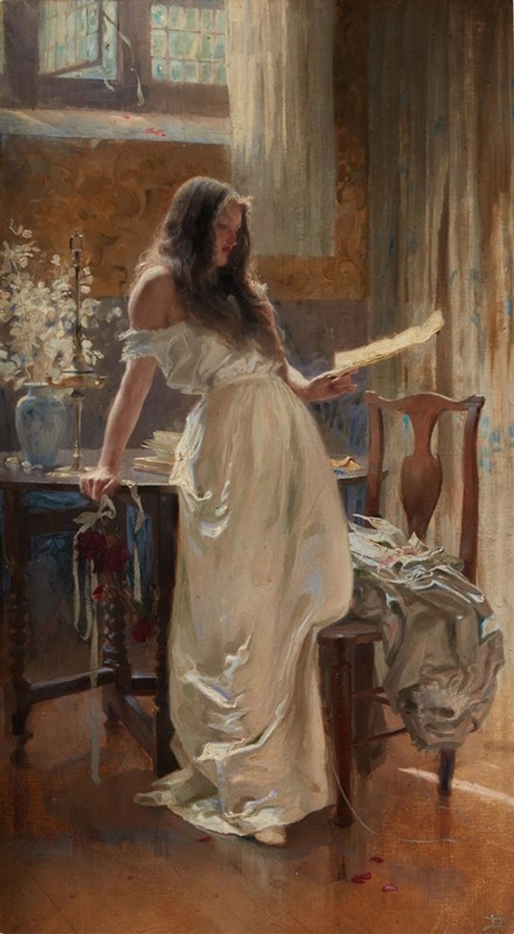 Go Lovely Rose! Tell her that Wastes her Time and Mine by Herbert James Draper
