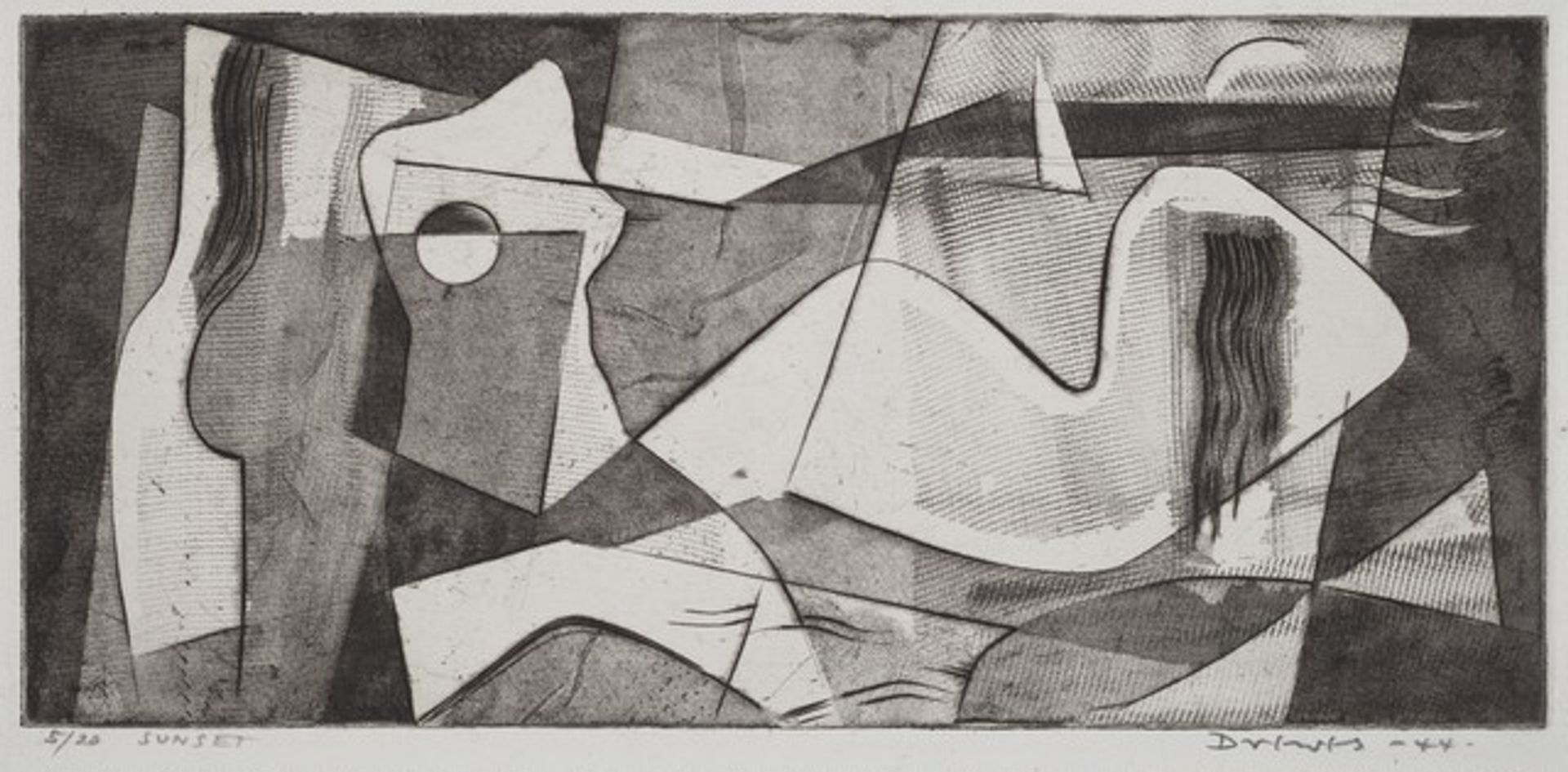 Sunset by Werner Drewes