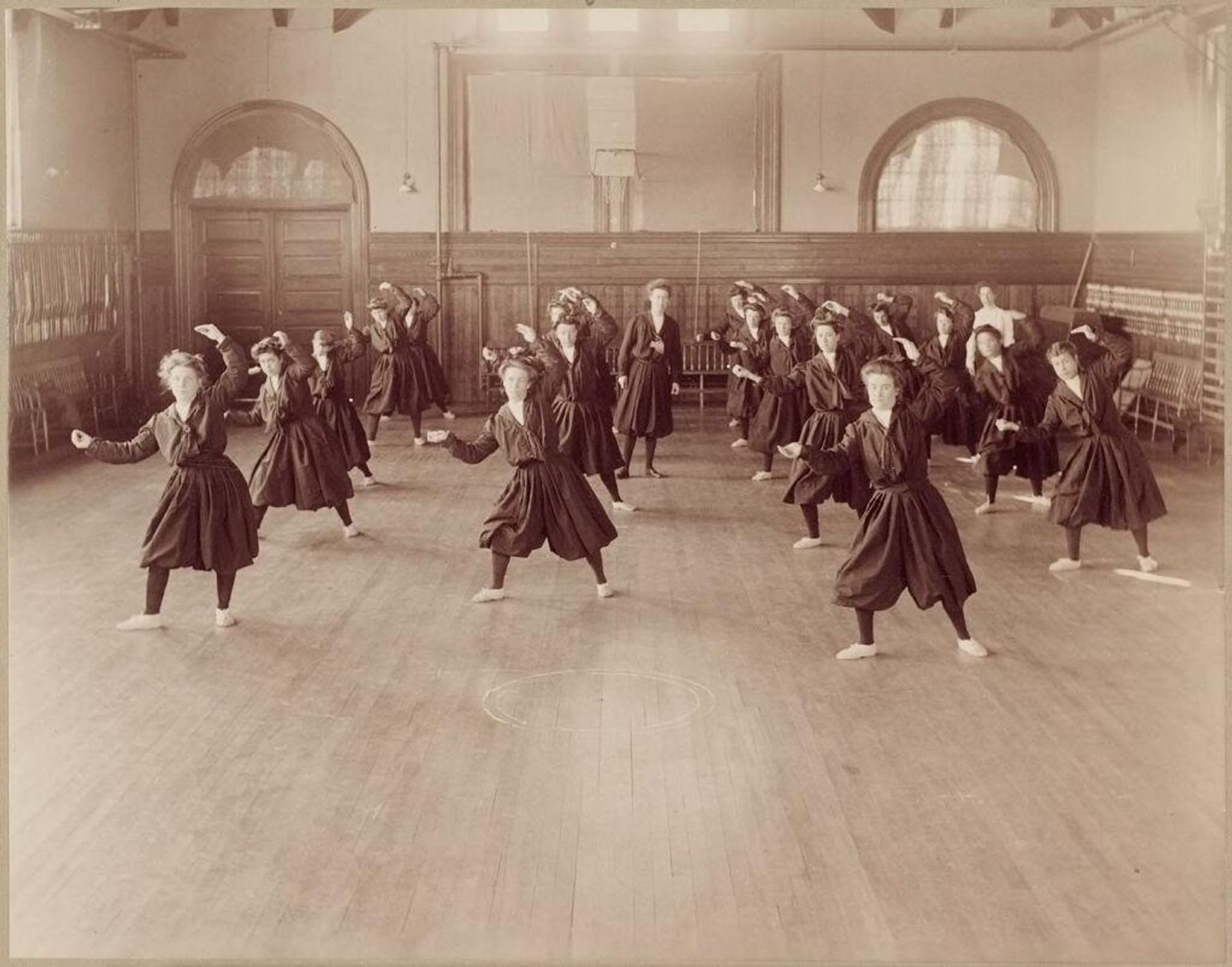 Defectives, Feeble-minded: United States. Massachusetts. Waverly. School for Feeble-minded: Massachusetts School for the Feeble-Minded.: Second Fencing Position. by William A. Webster