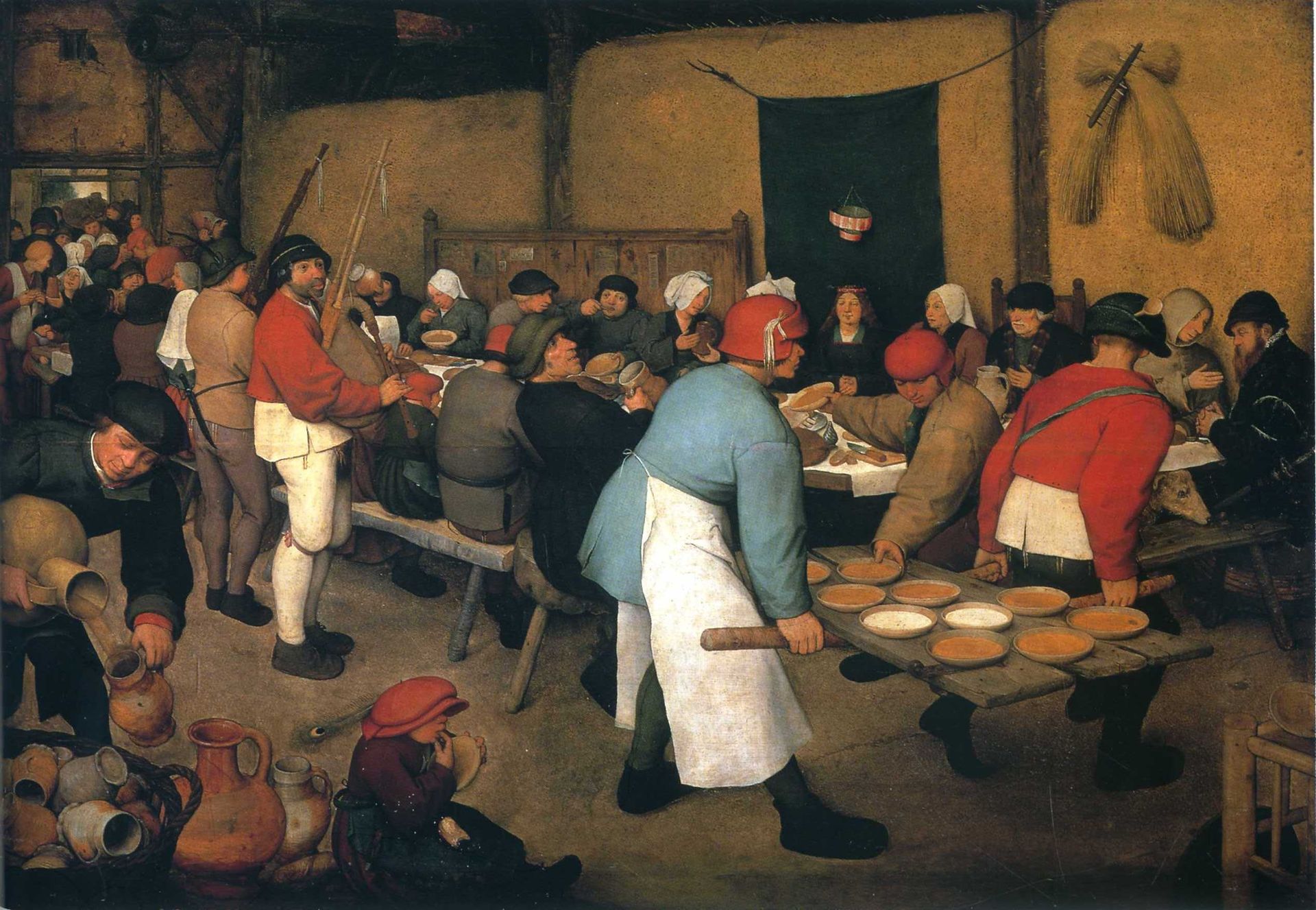 Peasant Wedding by Pieter Bruegel the Elder