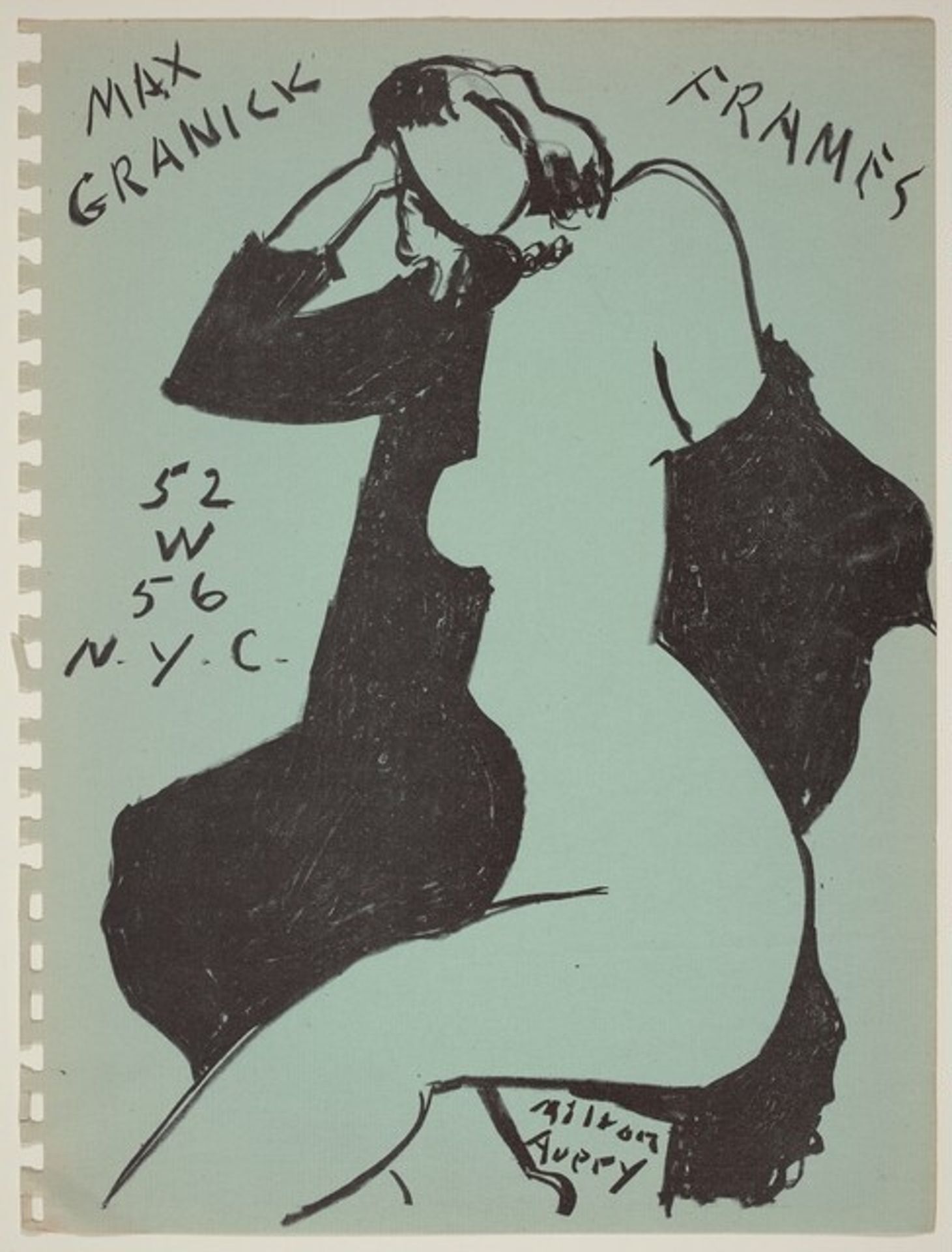 Seated Nude by Milton Avery