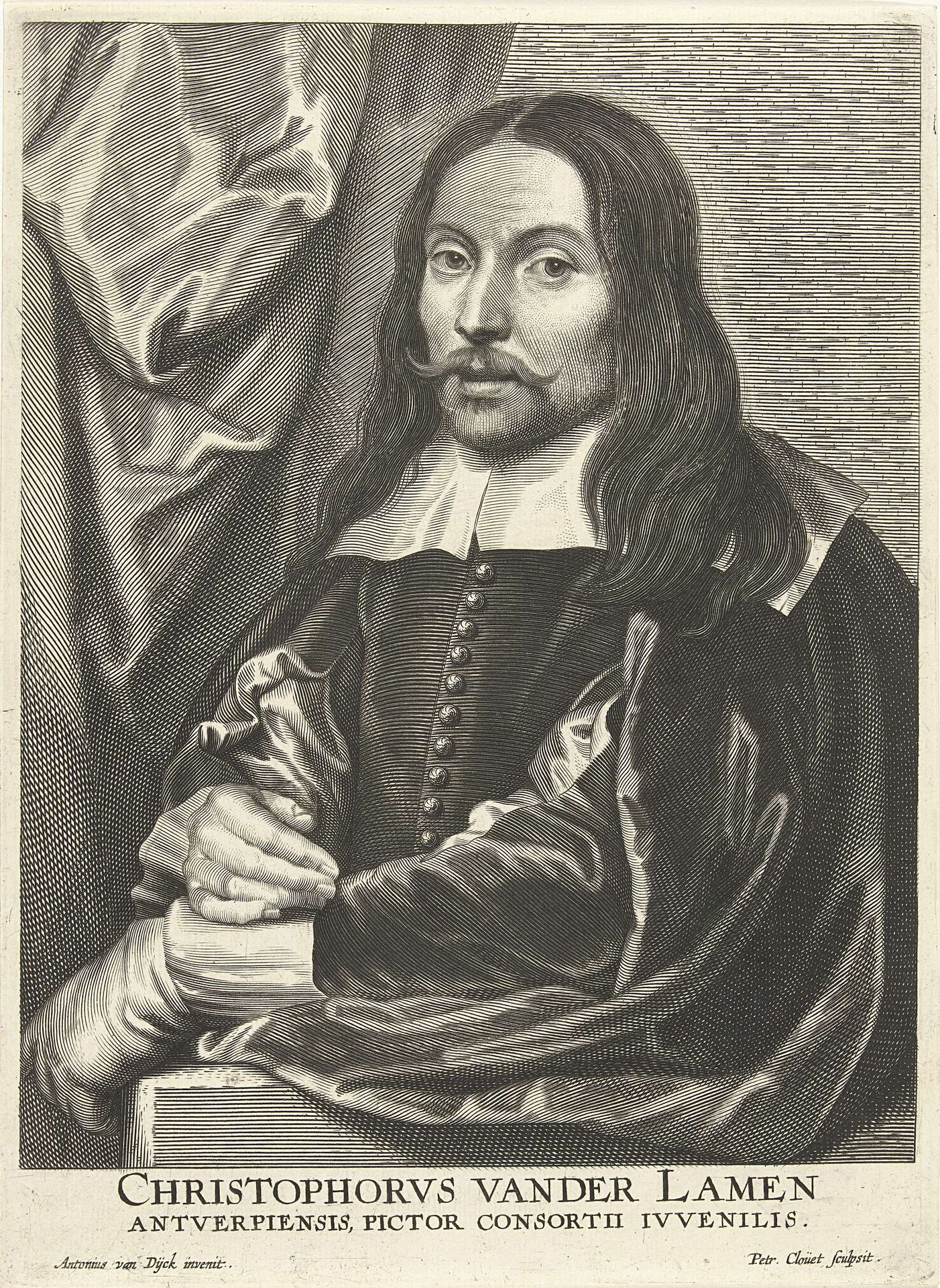 Portret van Christoffel Jacobsz. van der Laemen by Petrus Clouwet